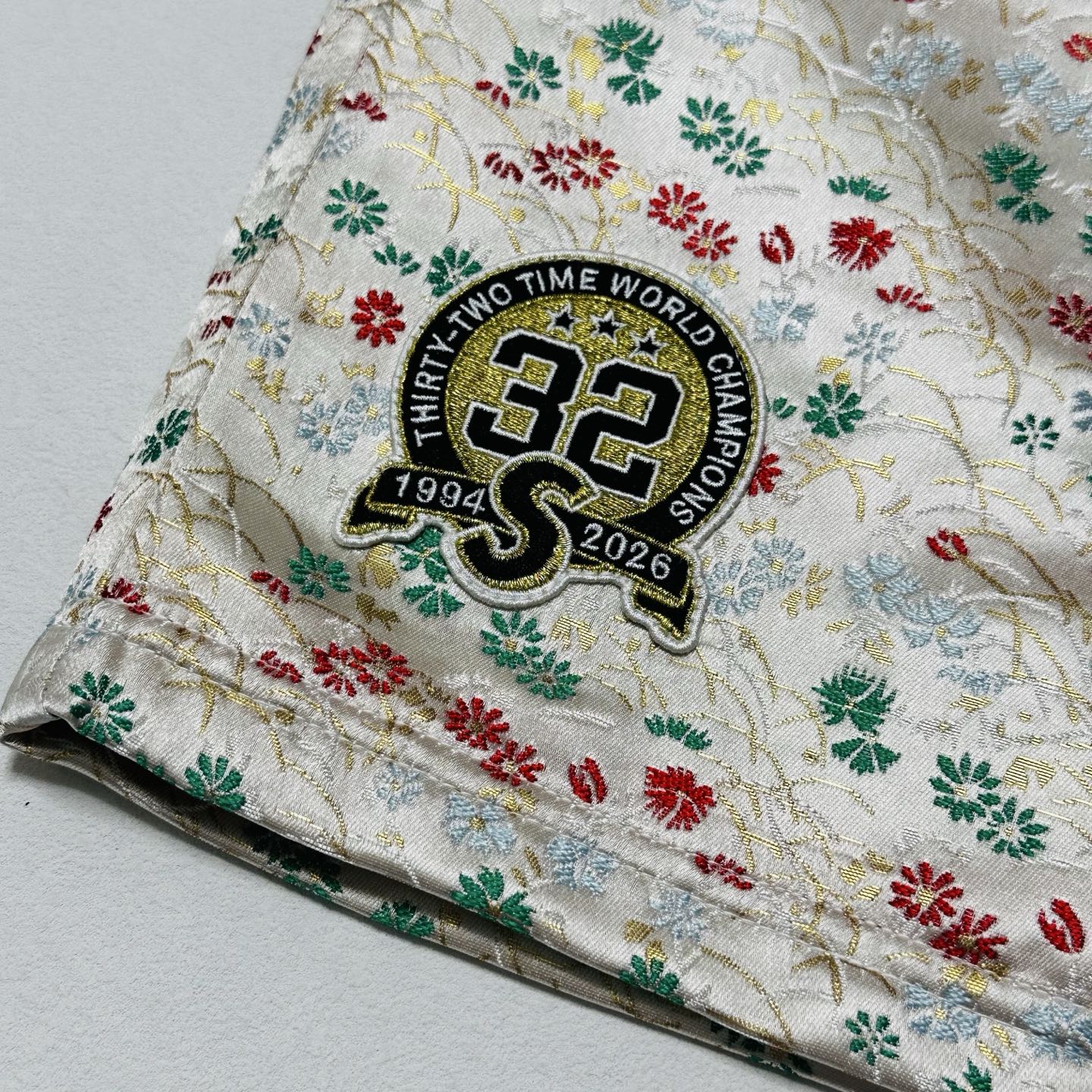 Supreme 花卉提花运动短裤 裤子 休闲裤 五分裤 黑色 白色 蓝色