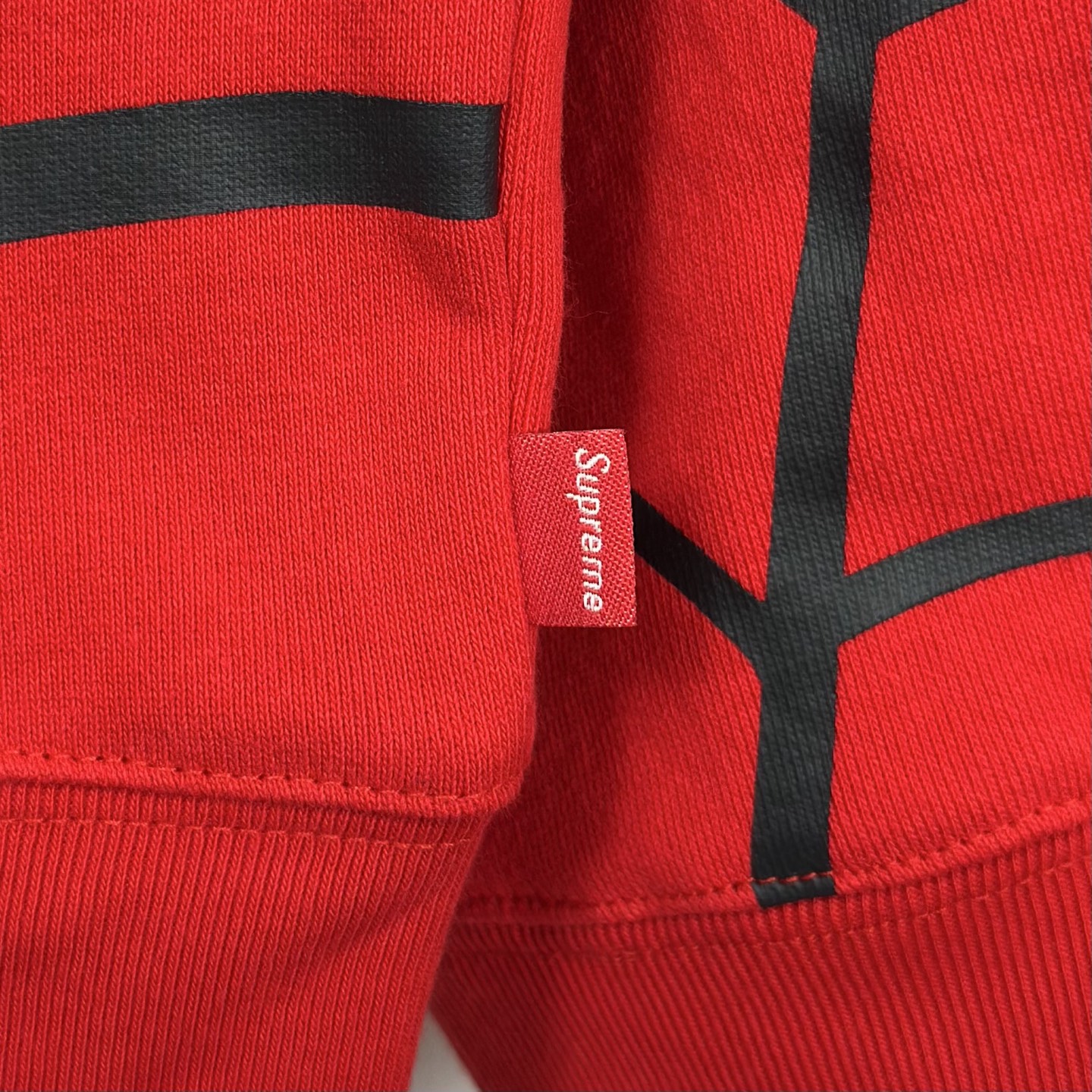 Supreme VANSON SPIDER MAN 联名款 薄绒蜘蛛侠网图案拉链连帽卫衣 连帽衫 外套 夹克 秋冬 长袖 黑色 红色
