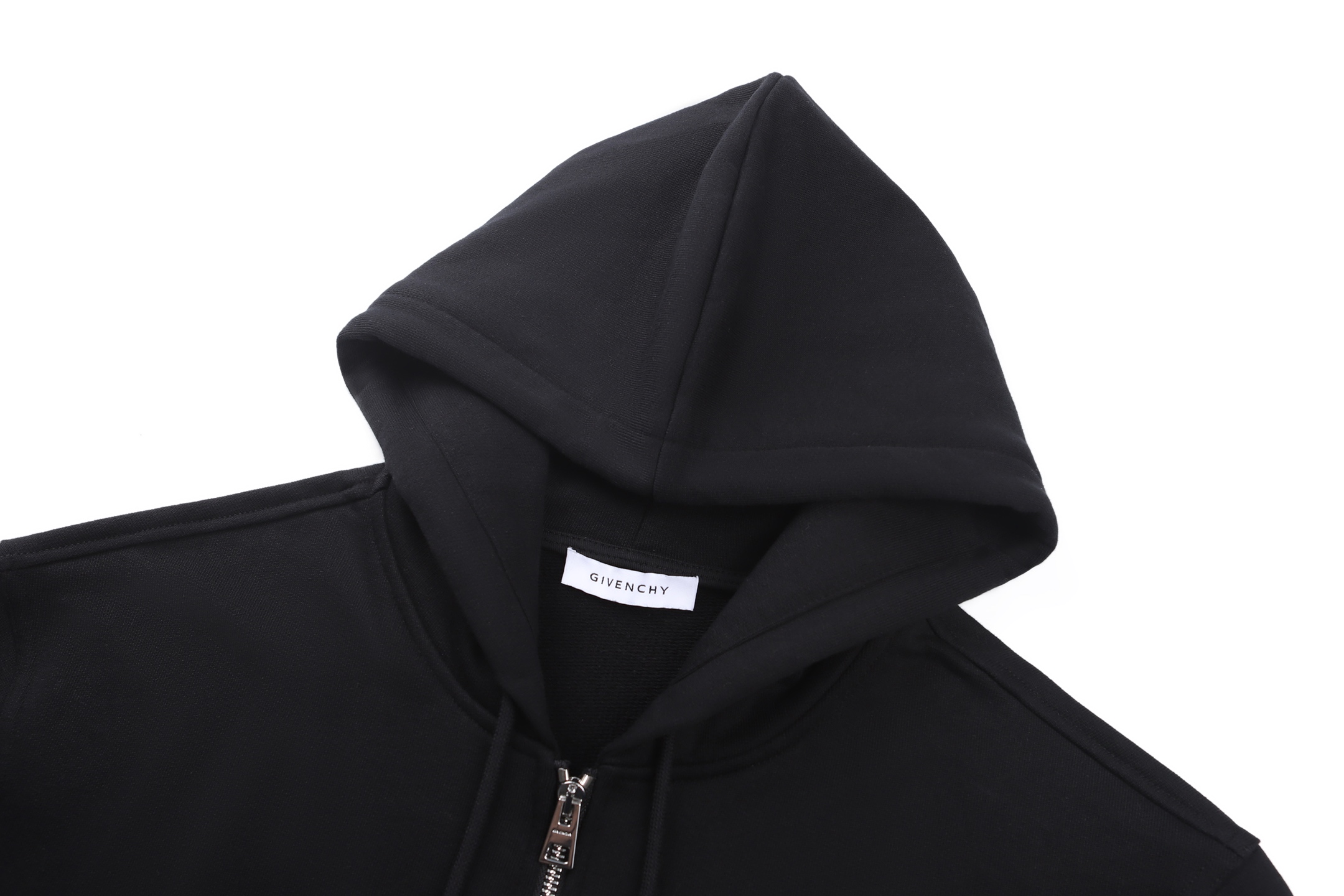 Givenchy 纪梵希 艺术印花拉链连帽卫衣 外套 长袖 秋冬款 黑色 B0