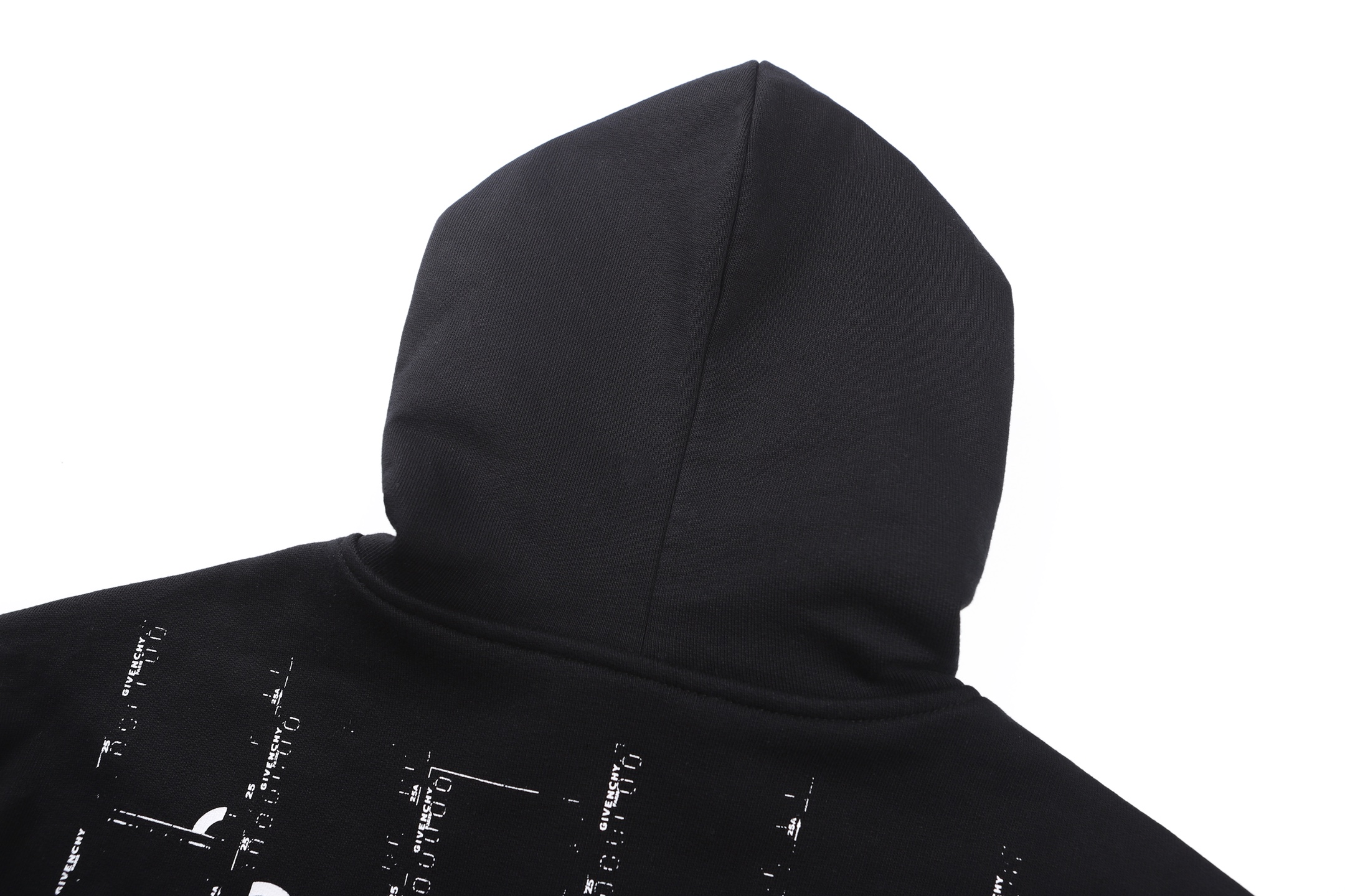 Givenchy 纪梵希 艺术印花拉链连帽卫衣 外套 长袖 秋冬款 黑色 B0