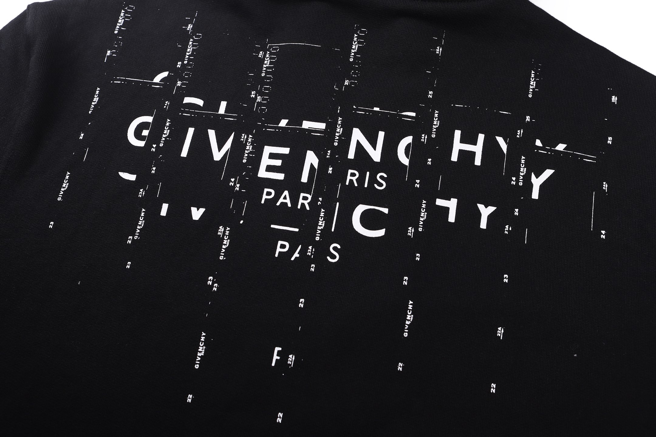 Givenchy 纪梵希 艺术印花拉链连帽卫衣 外套 长袖 秋冬款 黑色 B0