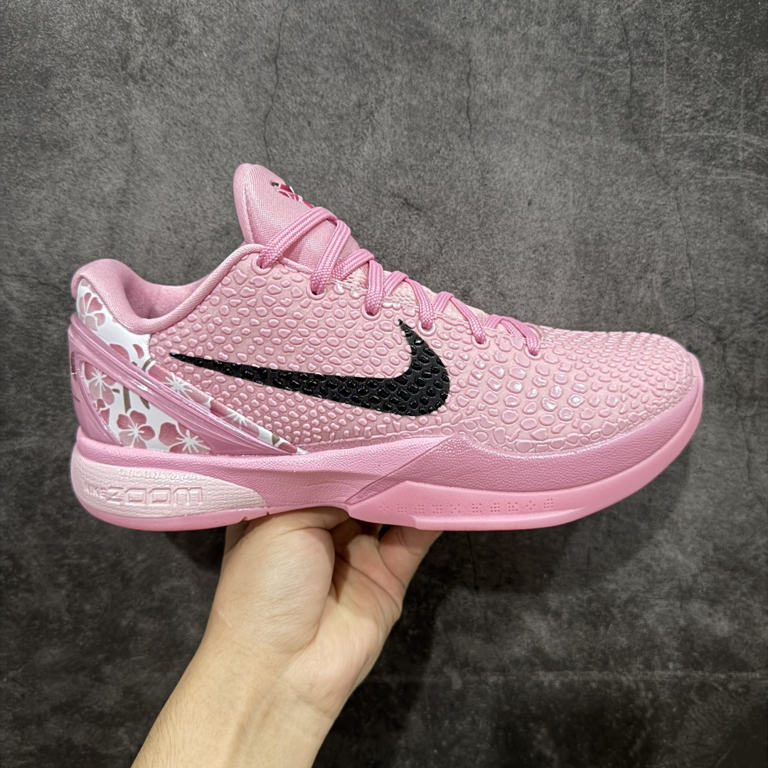 MX 特殊配色 Kobe6  前掌Zoom Turbo 气垫 后掌EVA缓震 低筒 球鞋 籃球鞋 實戰鞋 真碳板 男鞋 波鞋  樱花粉