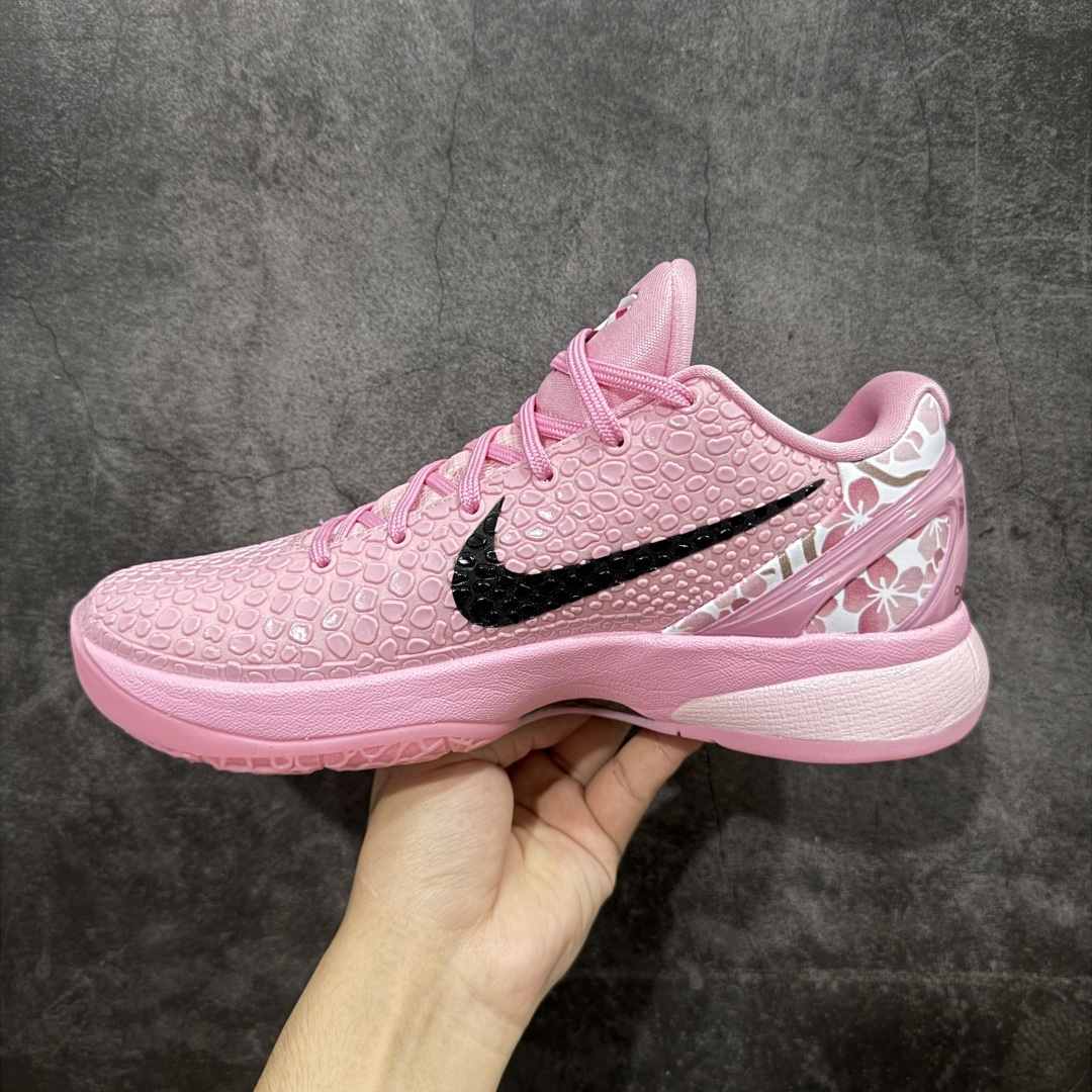 MX 特殊配色 Kobe6  前掌Zoom Turbo 气垫 后掌EVA缓震 低筒 球鞋 籃球鞋 實戰鞋 真碳板 男鞋 波鞋  樱花粉