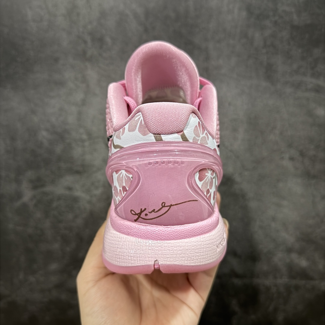 MX 特殊配色 Kobe6  前掌Zoom Turbo 气垫 后掌EVA缓震 低筒 球鞋 籃球鞋 實戰鞋 真碳板 男鞋 波鞋  樱花粉