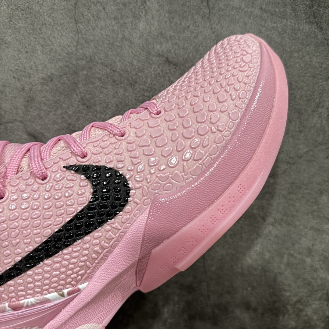 MX 特殊配色 Kobe6  前掌Zoom Turbo 气垫 后掌EVA缓震 低筒 球鞋 籃球鞋 實戰鞋 真碳板 男鞋 波鞋  樱花粉
