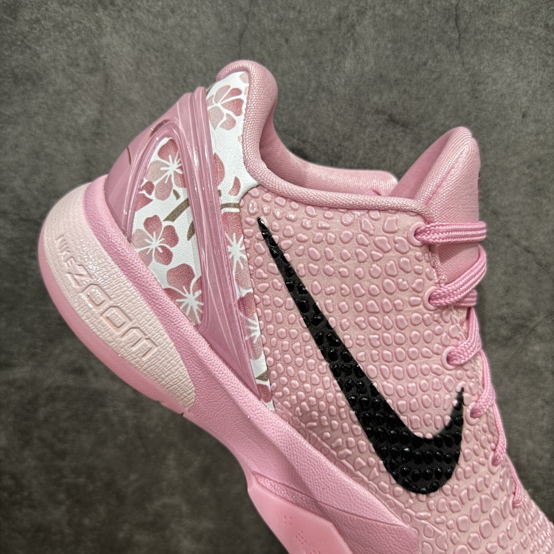 MX 特殊配色 Kobe6  前掌Zoom Turbo 气垫 后掌EVA缓震 低筒 球鞋 籃球鞋 實戰鞋 真碳板 男鞋 波鞋  樱花粉