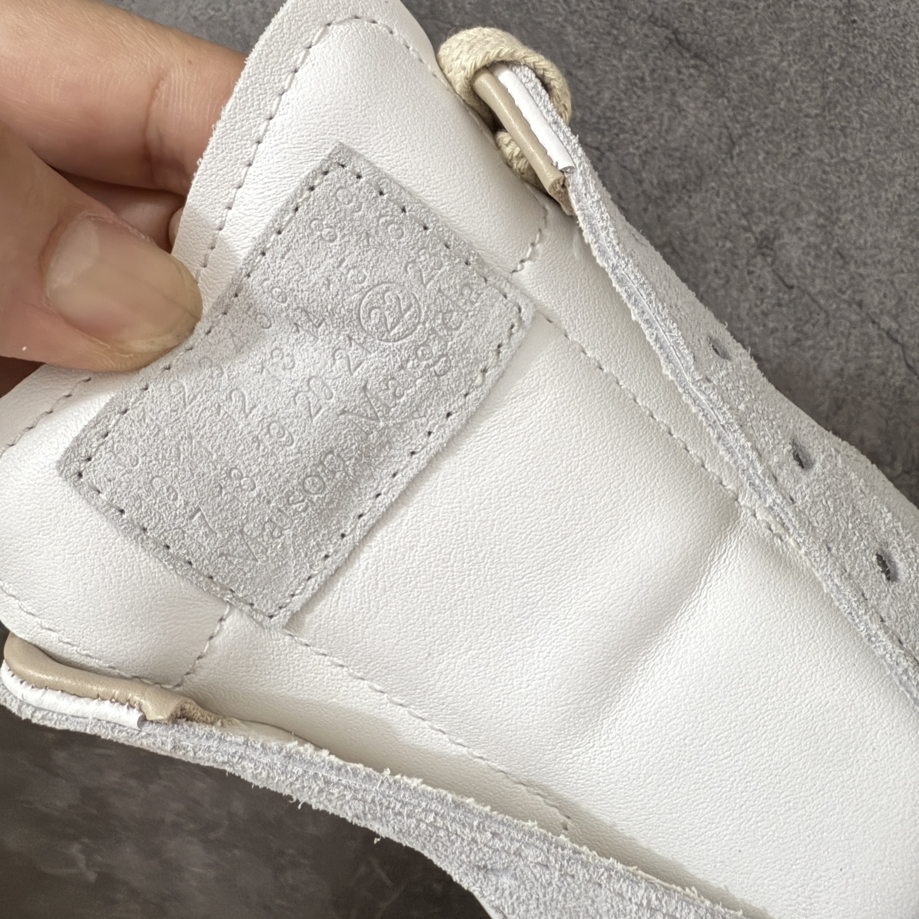 Maison Margiela MM6 马吉拉 德训鞋 低筒 休闲鞋 运动鞋 板鞋 男鞋 女鞋  白灰色 S57WS0236P1895101