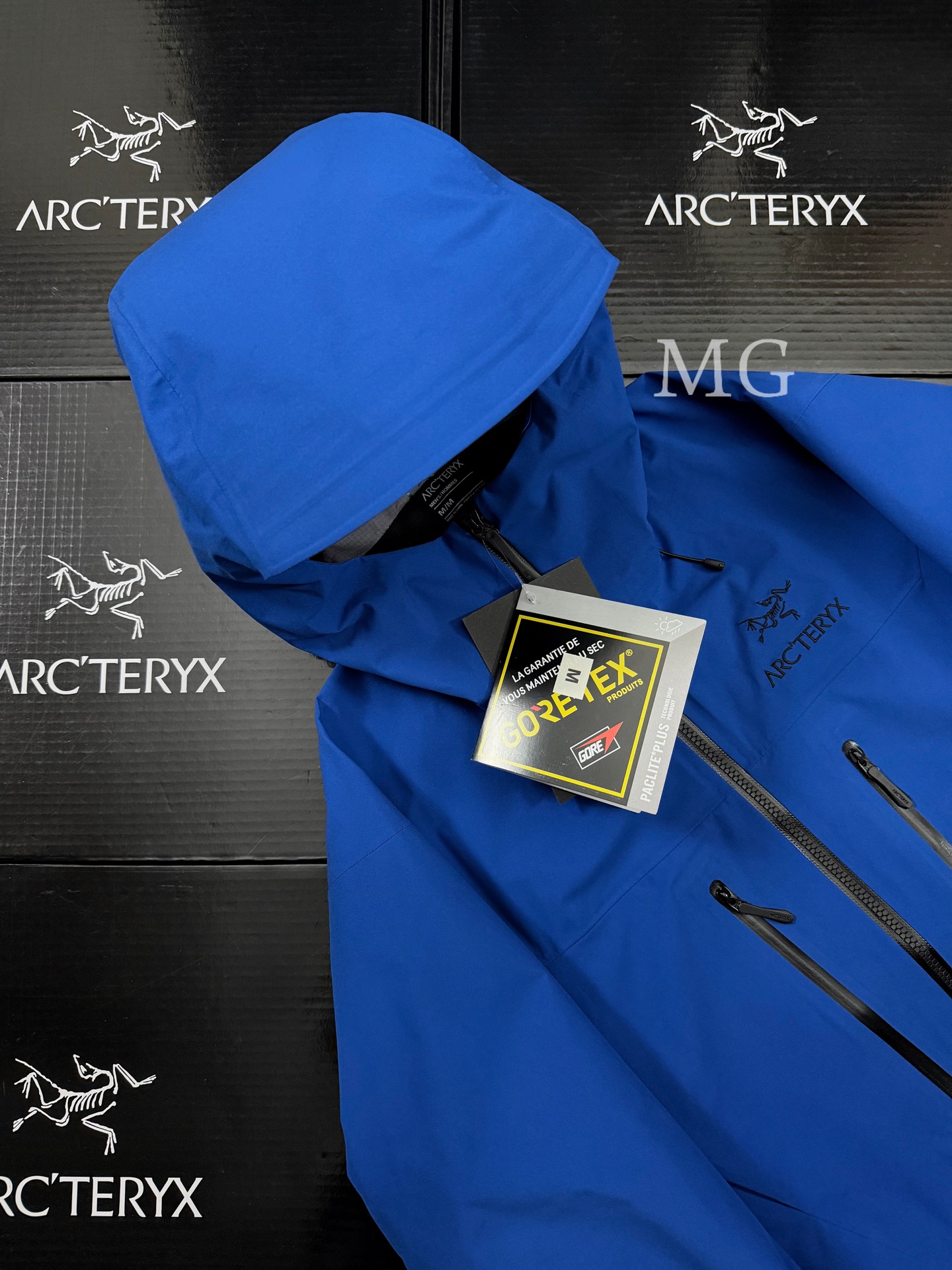 G95台州 Arcteryx 始祖鸟 ALPHA SV JACKET第8代 GTX-PRO 硬壳轻薄 徒步 透气防水防风 冲锋衣 男款 蓝色 B5-X000009989