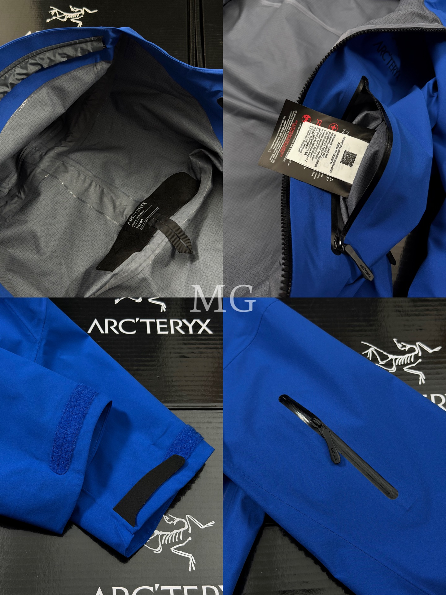 G95台州 Arcteryx 始祖鸟 ALPHA SV JACKET第8代 GTX-PRO 硬壳轻薄 徒步 透气防水防风 冲锋衣 男款 蓝色 B5-X000009989