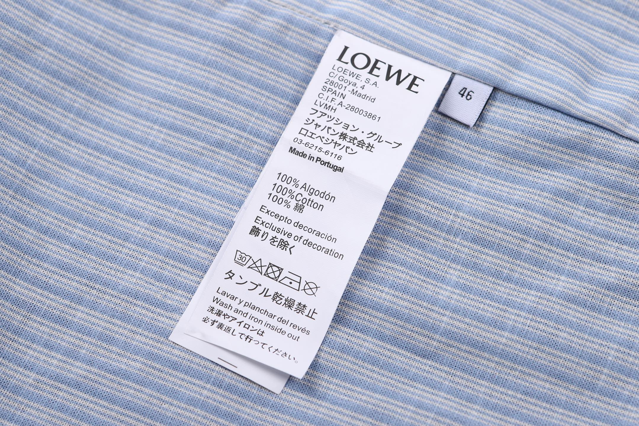 LOEWE 罗意威 logo刺绣拉链外套 夹克 长袖 秋冬 黑色 C0