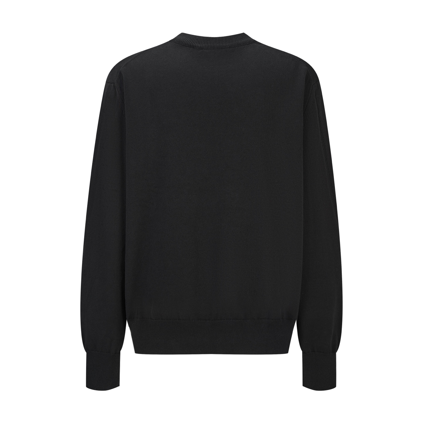 Givenchy 纪梵希 提花标识圆领针织毛衣 针织衫 长袖 秋冬 黑色 B0