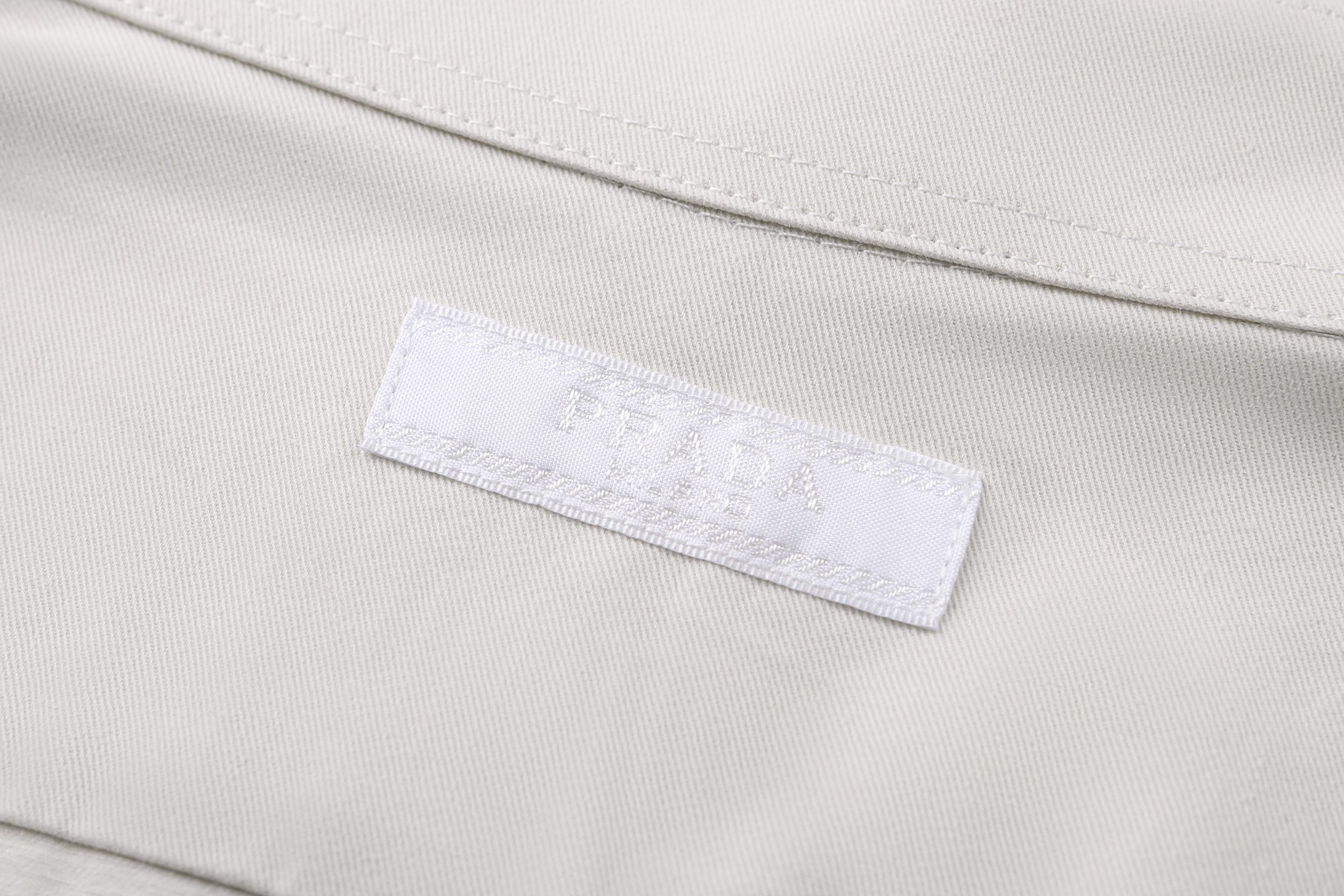 PRADA 普拉达 翻领徽标logo刺绣衬衫 长袖 外套 B0