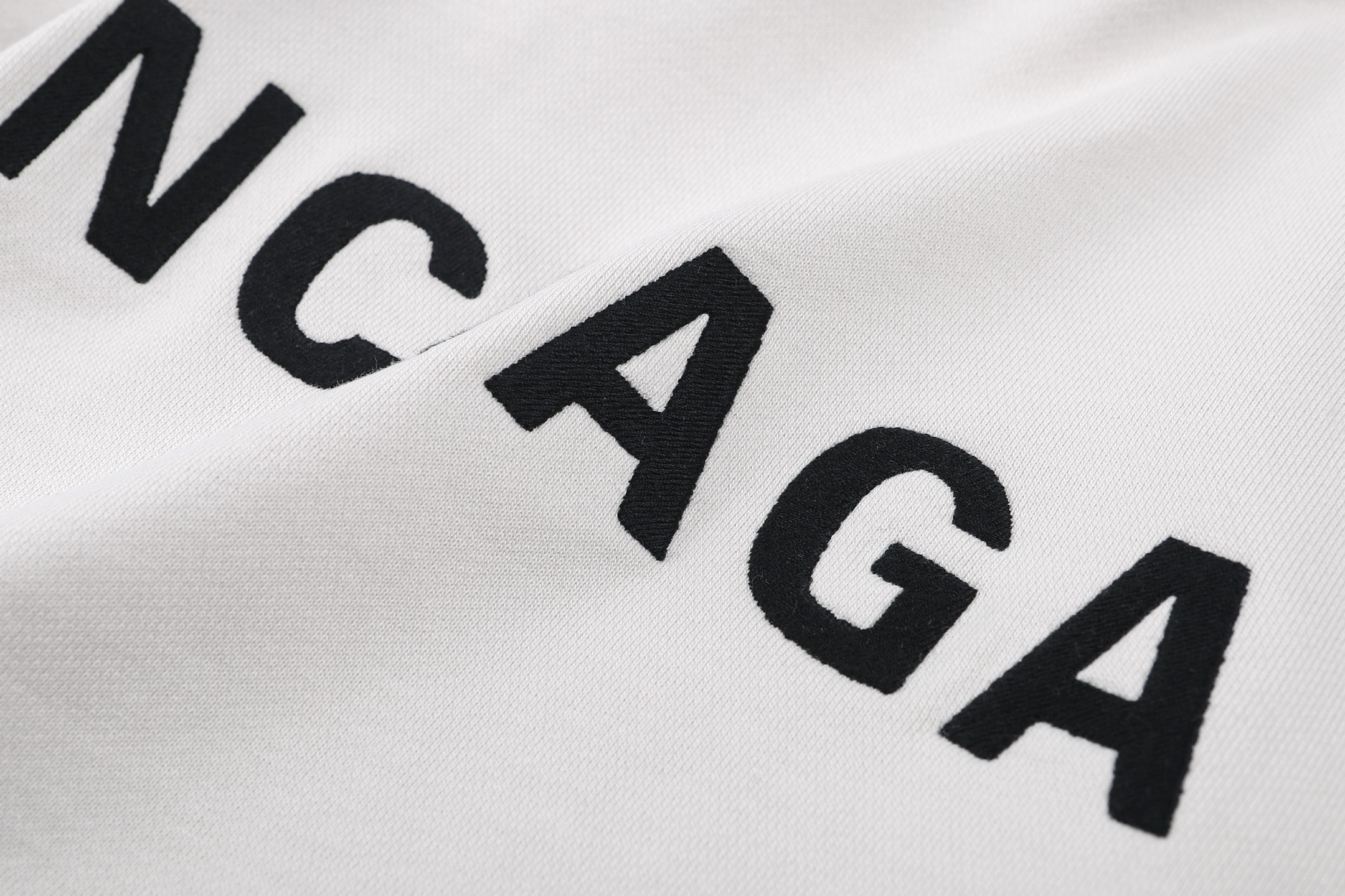 Balenciaga 巴黎世家 刺绣logo拉链立领夹克 外套 卫衣 长袖 秋冬 白色 B0
