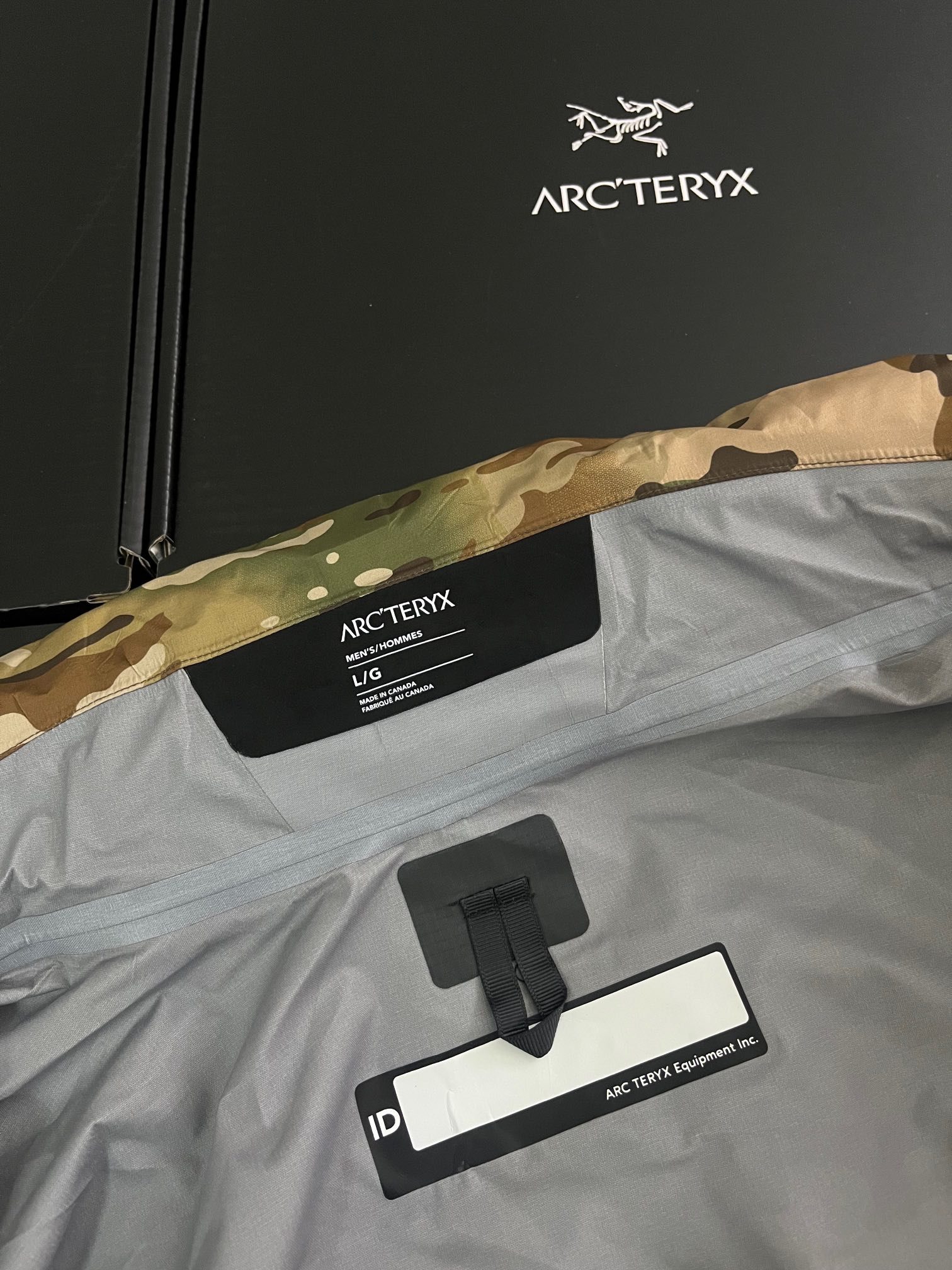 G06台州 Arcteryx 始祖鸟ALPHA JACKET GEN2 GTX 军鸟硬壳轻薄 徒步 透气防水防风 冲锋衣 男款 迷彩 B5-18863