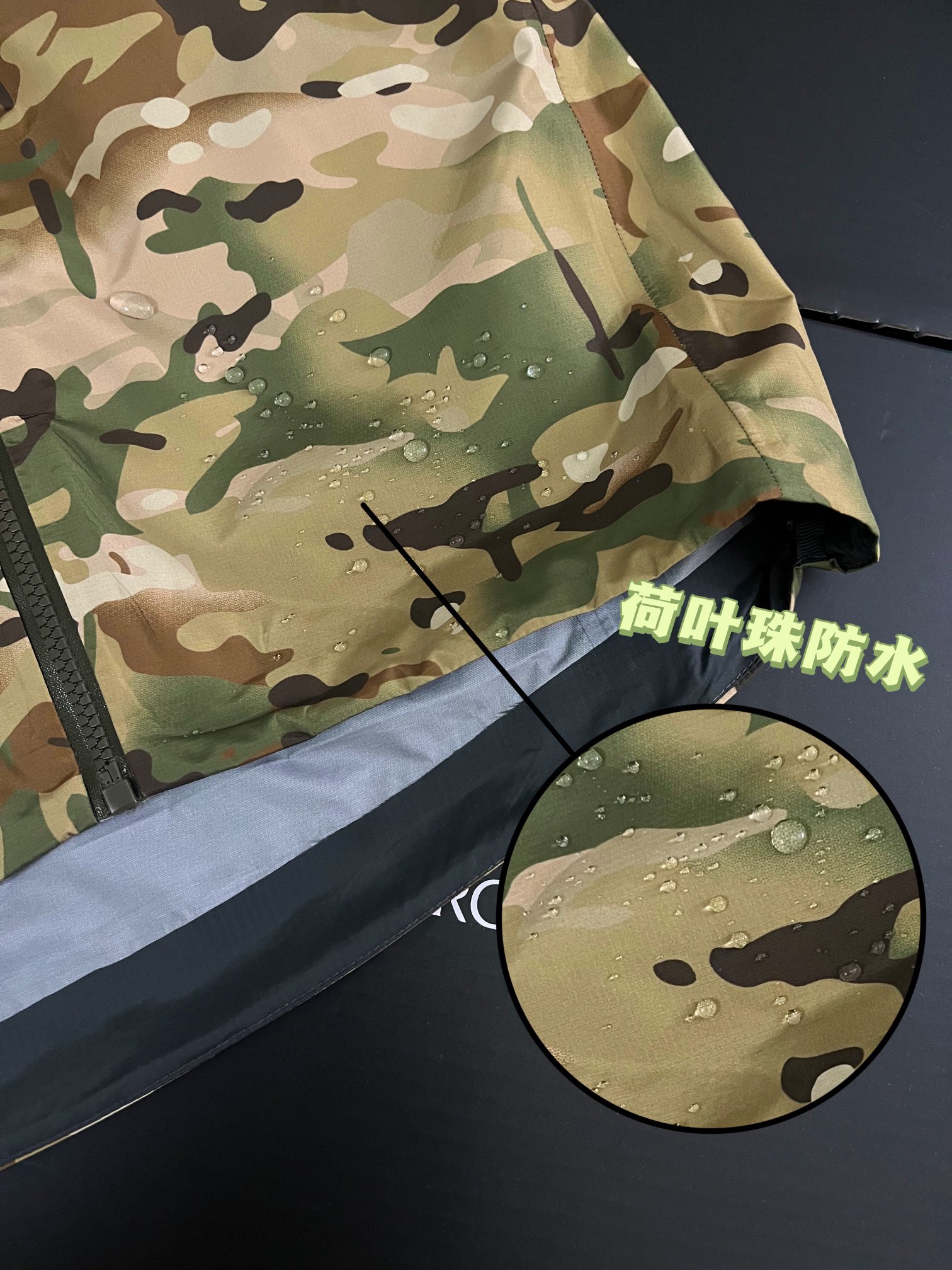 G06台州 Arcteryx 始祖鸟ALPHA JACKET GEN2 GTX 军鸟硬壳轻薄 徒步 透气防水防风 冲锋衣 男款 迷彩 B5-18863