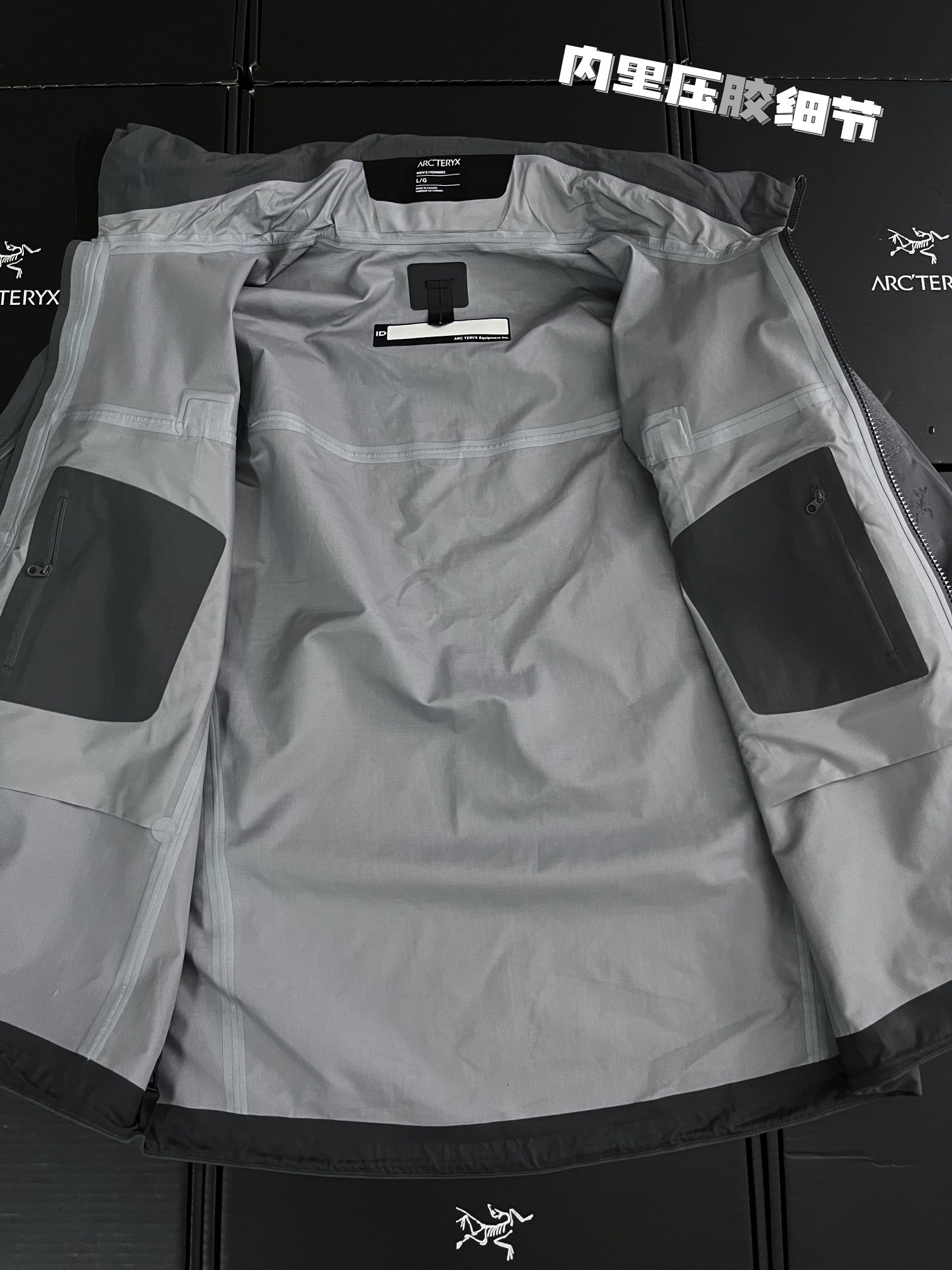 G06台州 Arcteryx 始祖鸟ALPHA JACKET GEN2 GTX 军鸟硬壳轻薄 徒步 透气防水防风 冲锋衣 男款 灰色 B5-18863
