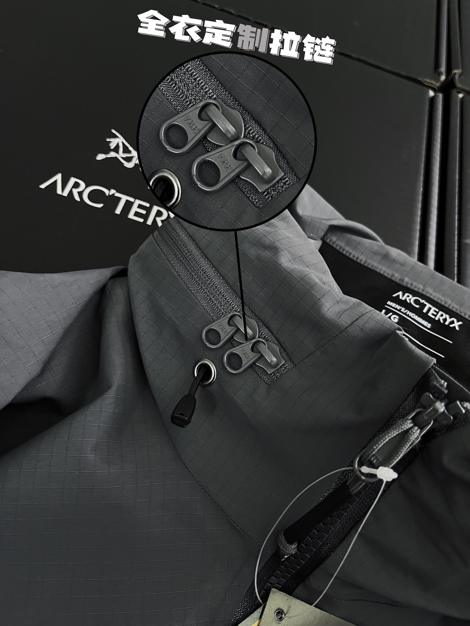 G06台州 Arcteryx 始祖鸟ALPHA JACKET GEN2 GTX 军鸟硬壳轻薄 徒步 透气防水防风 冲锋衣 男款 灰色 B5-18863