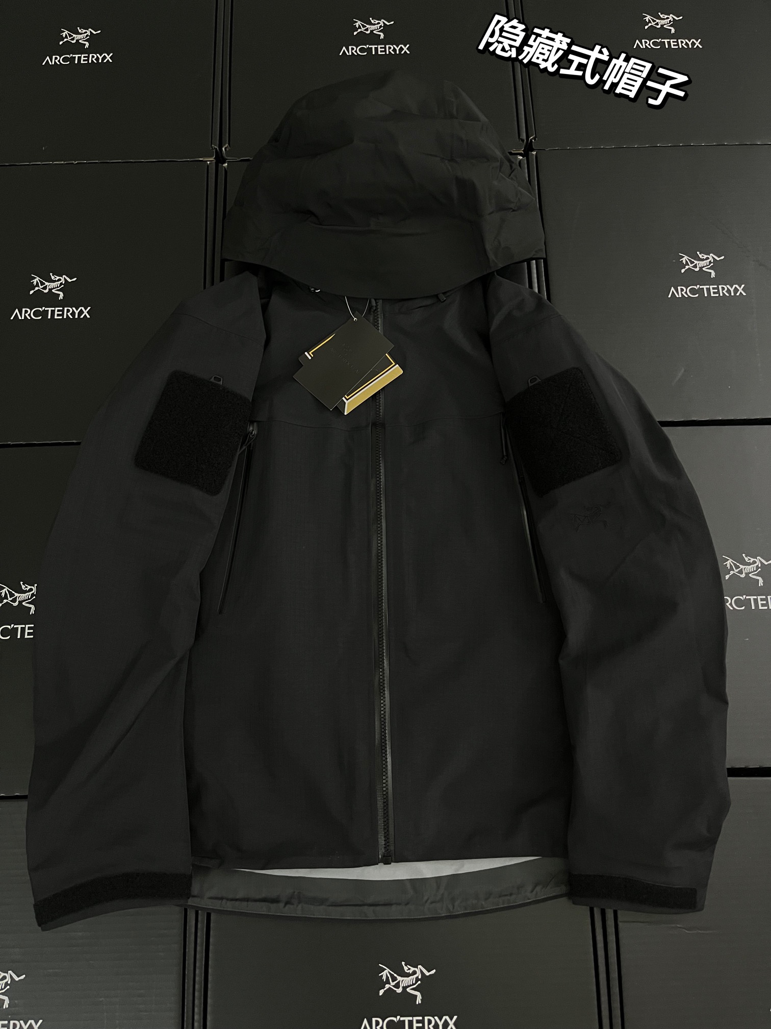 G06台州 Arcteryx 始祖鸟ALPHA JACKET GEN2 GTX 军鸟硬壳轻薄 徒步 透气防水防风 冲锋衣 男款 黑色 B5-18863