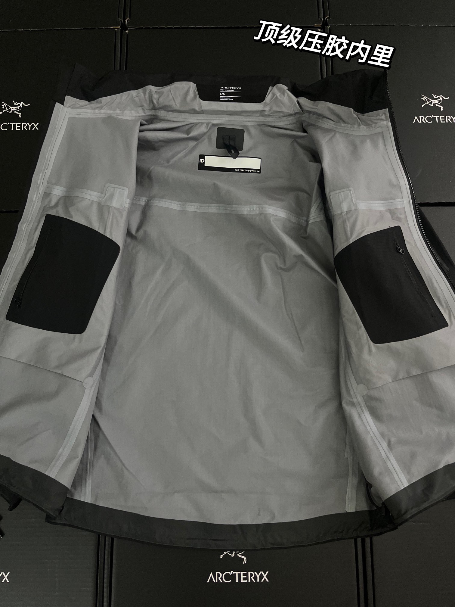G06台州 Arcteryx 始祖鸟ALPHA JACKET GEN2 GTX 军鸟硬壳轻薄 徒步 透气防水防风 冲锋衣 男款 黑色 B5-18863
