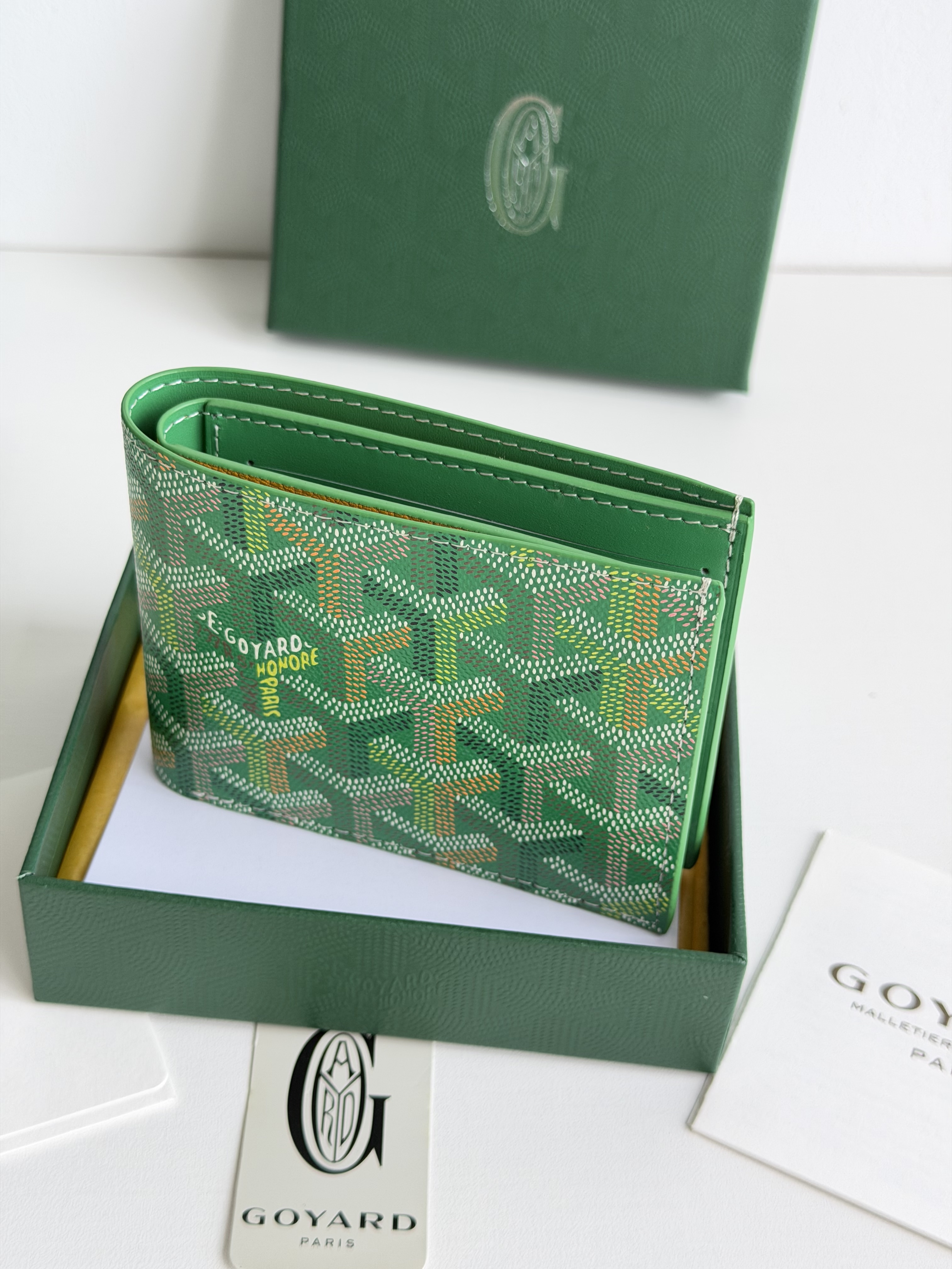 GOYARD 戈雅 8格卡位钱包 钱夹 卡包 短款 男女同款 绿色