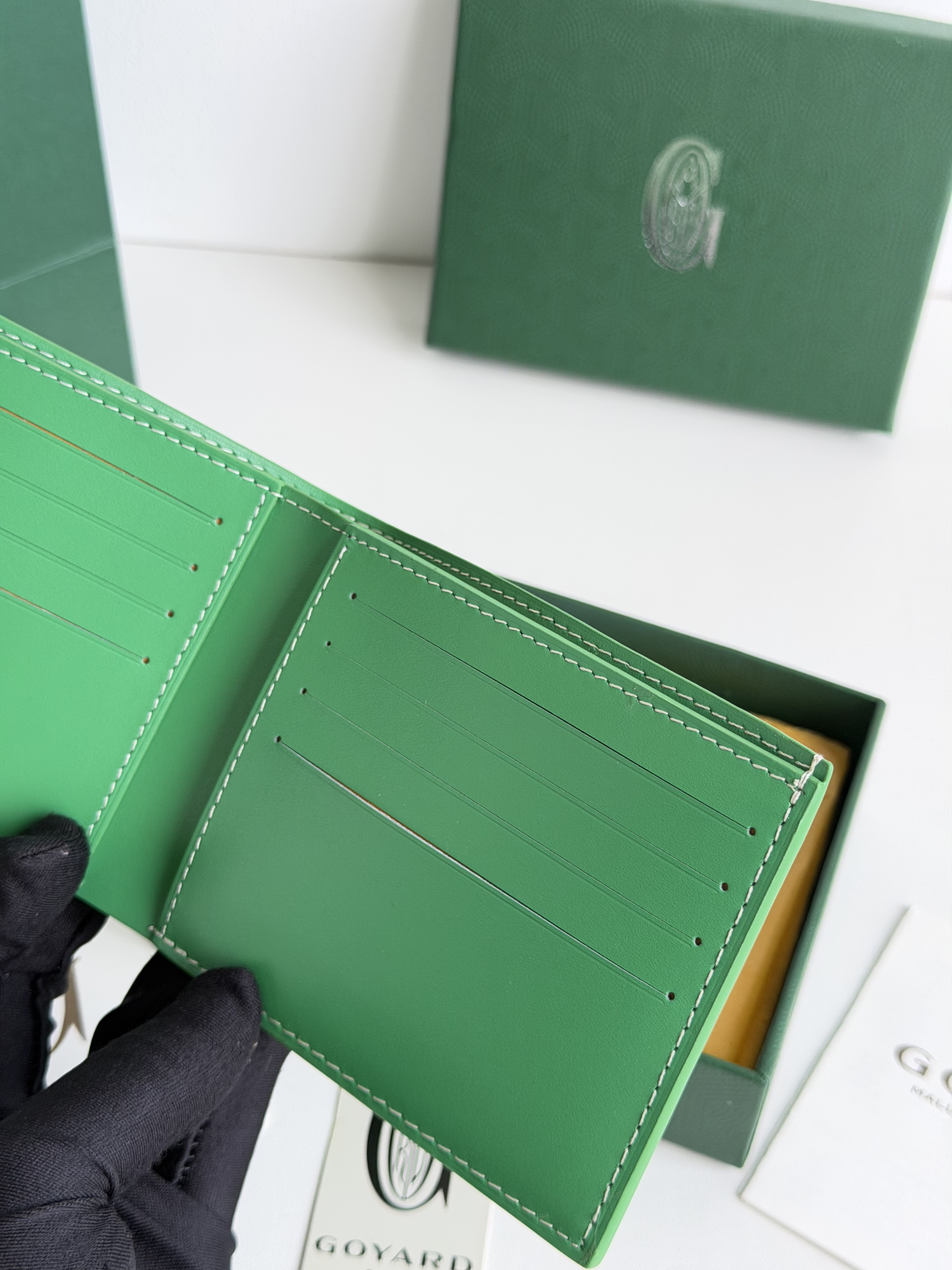 GOYARD 戈雅 8格卡位钱包 钱夹 卡包 短款 男女同款 绿色