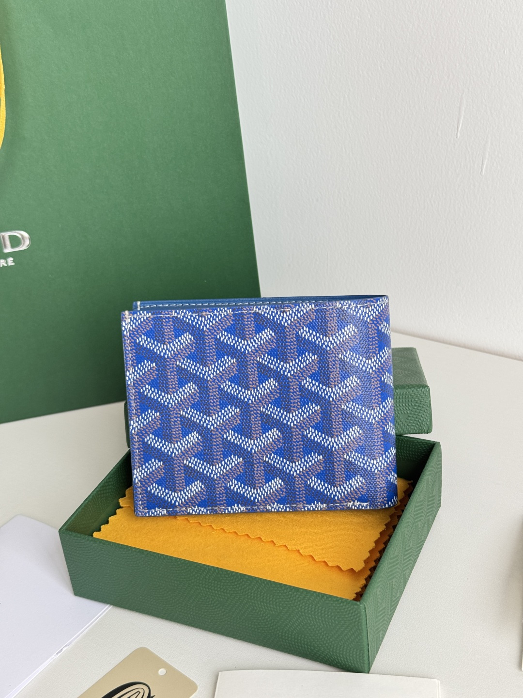 GOYARD 戈雅 8格卡位钱包 钱夹 卡包 短款 男女同款 蓝色
