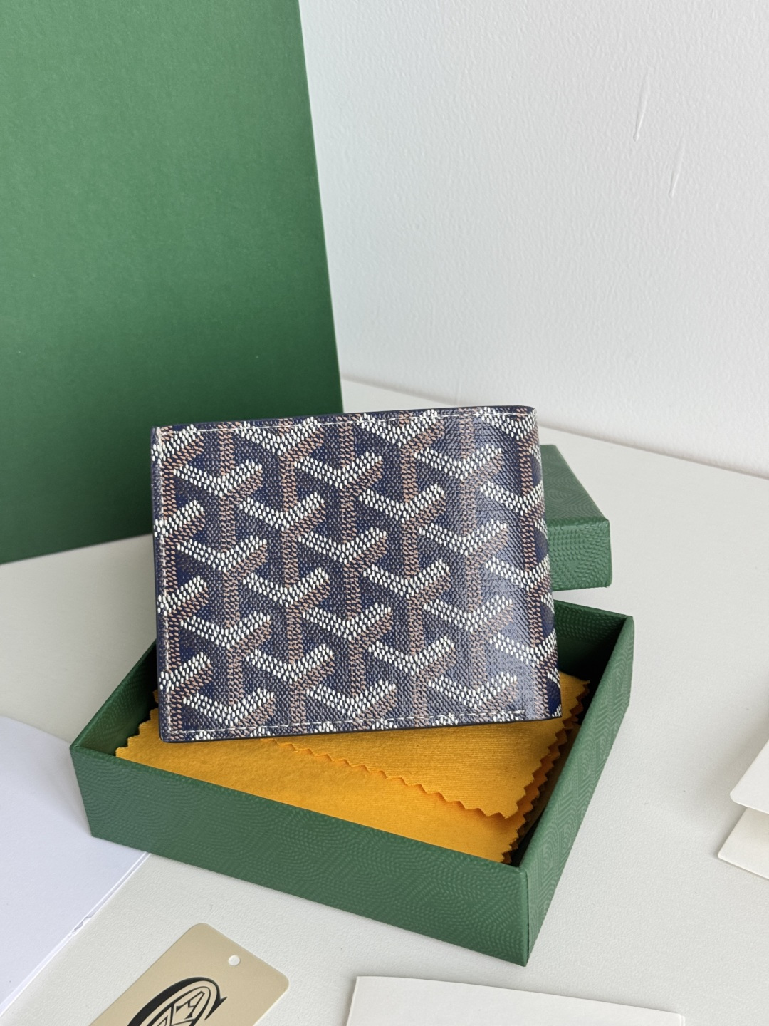 GOYARD 戈雅 8格卡位钱包 钱夹 卡包 短款 男女同款 海军蓝
