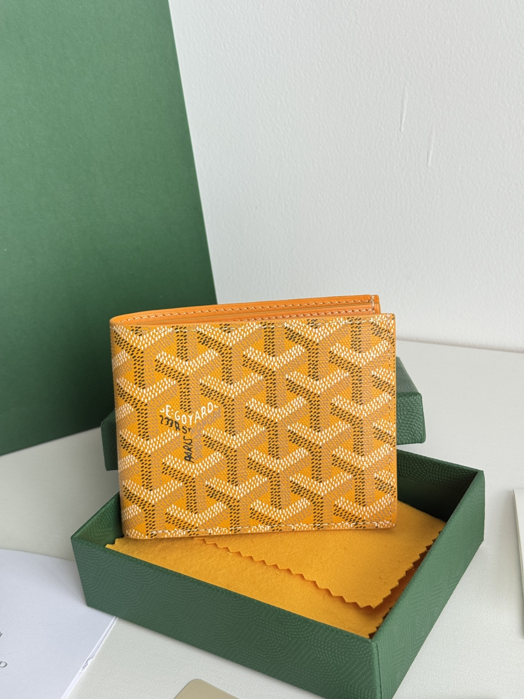 GOYARD 戈雅 8格卡位钱包 钱夹 卡包 短款 男女同款 黄色