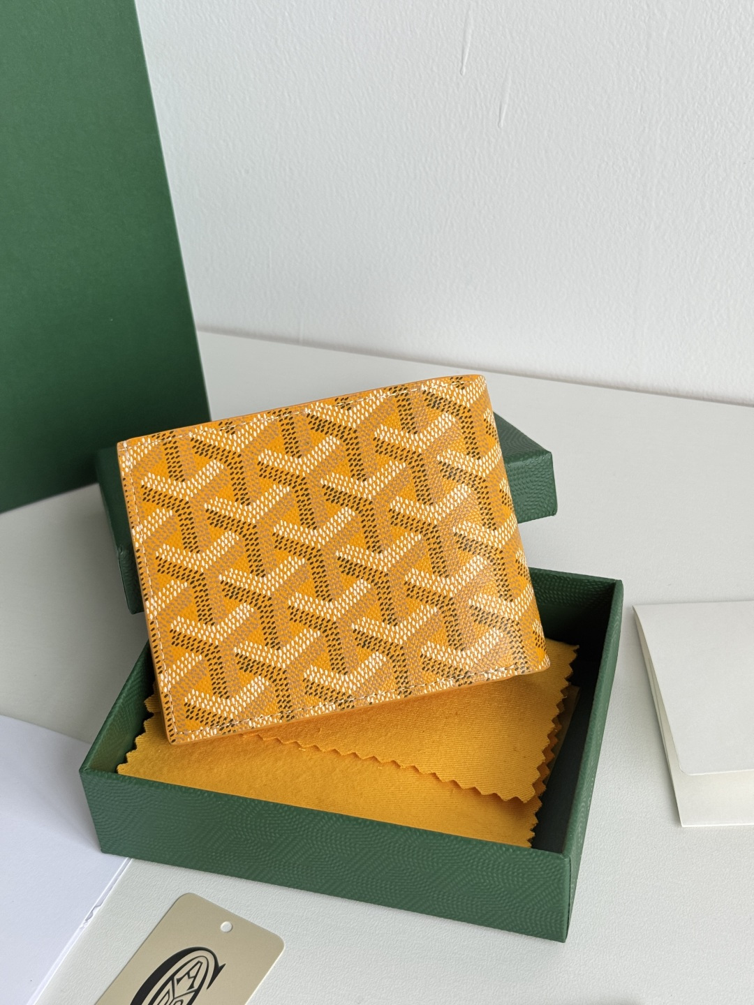 GOYARD 戈雅 8格卡位钱包 钱夹 卡包 短款 男女同款 黄色