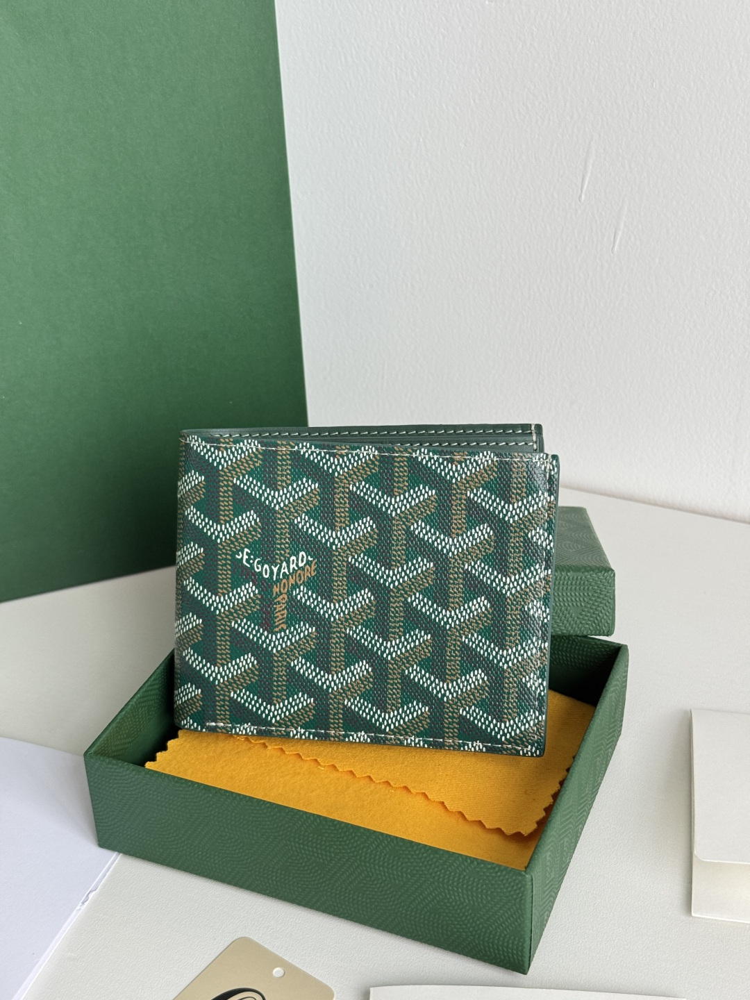 GOYARD 戈雅 8格卡位钱包 钱夹 卡包 短款 男女同款 绿色