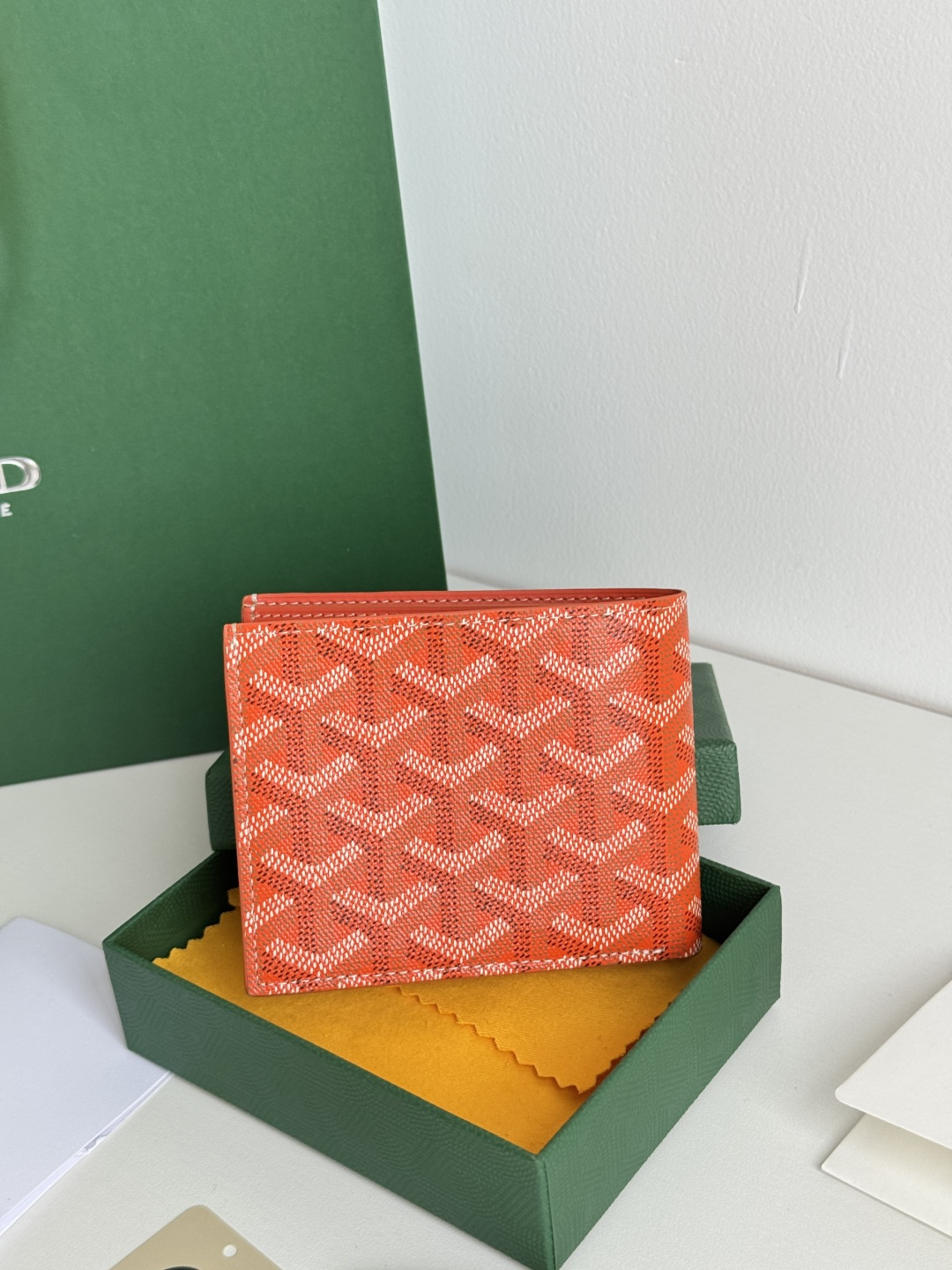 GOYARD 戈雅 8格卡位钱包 钱夹 卡包 短款 男女同款 橙色