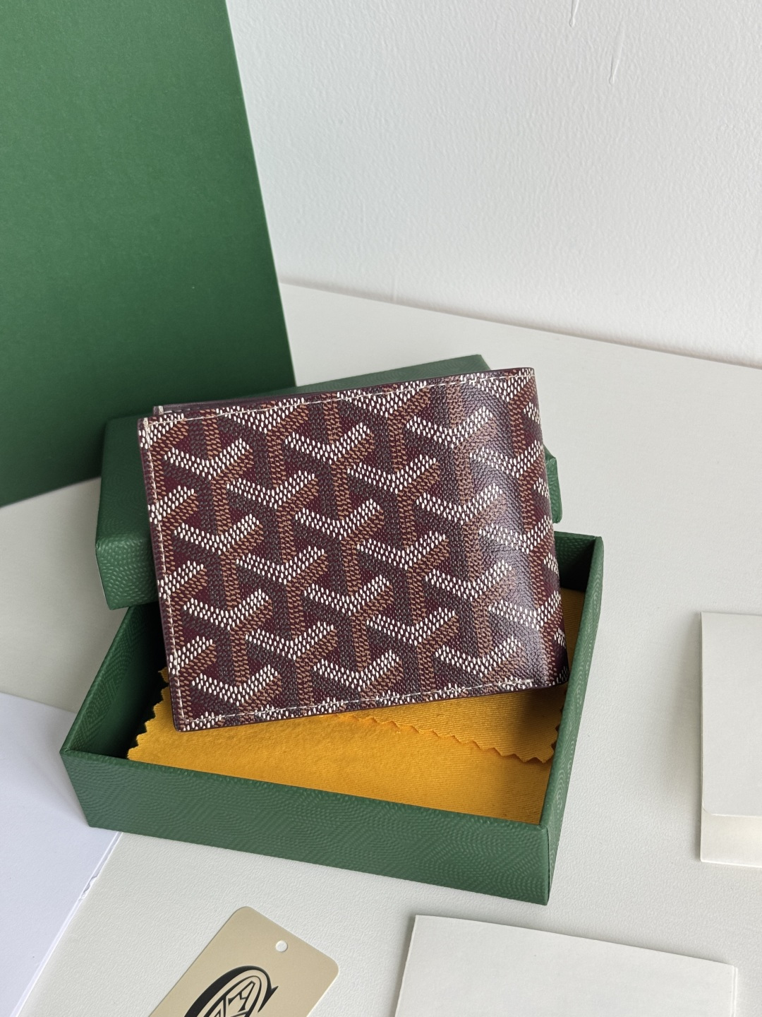 GOYARD 戈雅 8格卡位钱包 钱夹 卡包 短款 男女同款 酒红色