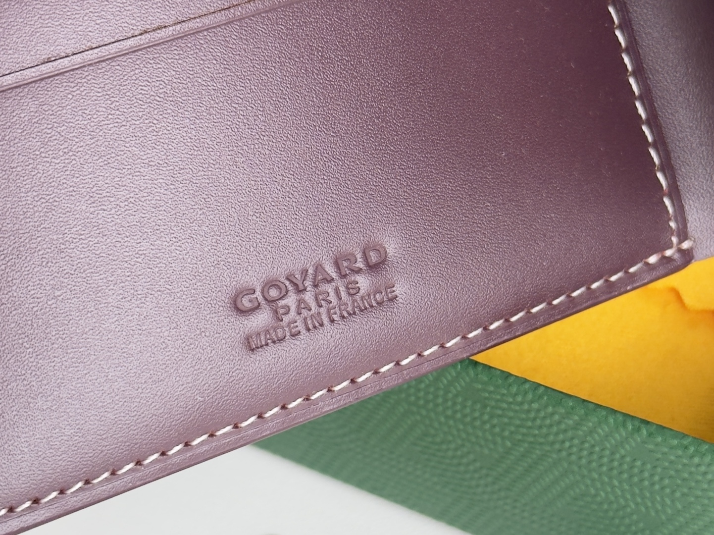 GOYARD 戈雅 8格卡位钱包 钱夹 卡包 短款 男女同款 酒红色