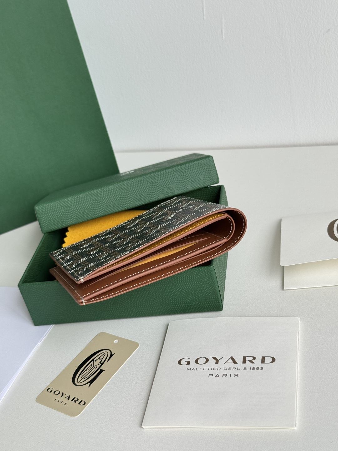 GOYARD 戈雅 8格卡位钱包 钱夹 卡包 短款 男女同款 棕褐色