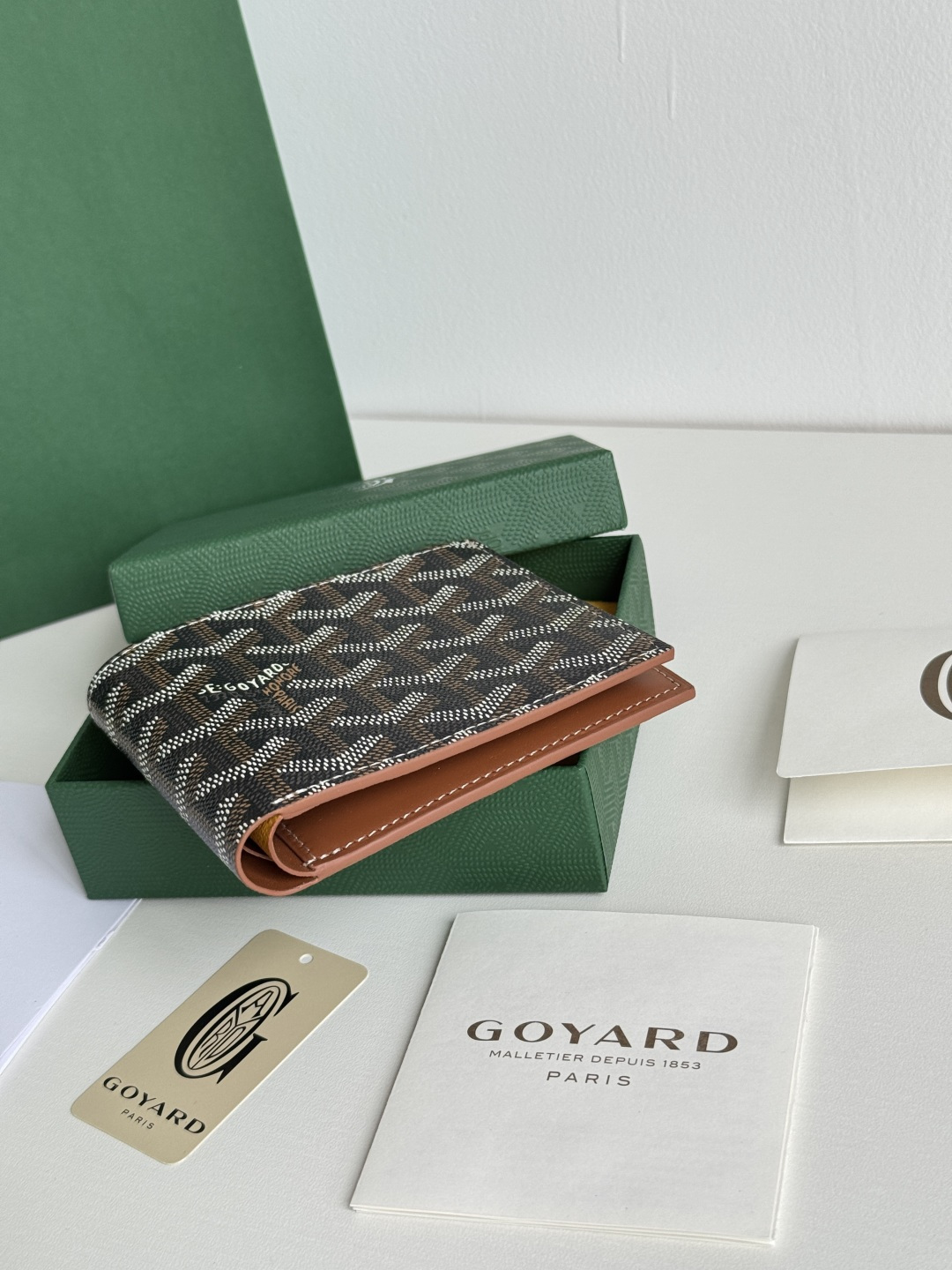 GOYARD 戈雅 8格卡位钱包 钱夹 卡包 短款 男女同款 棕褐色