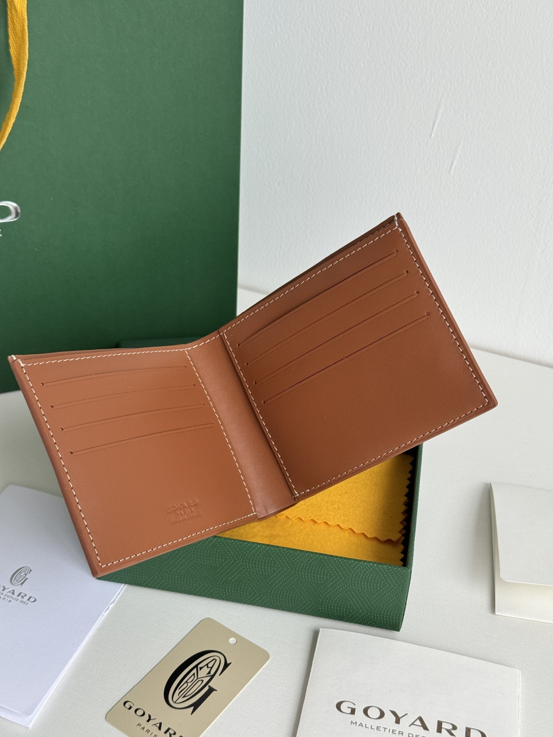 GOYARD 戈雅 8格卡位钱包 钱夹 卡包 短款 男女同款 棕褐色