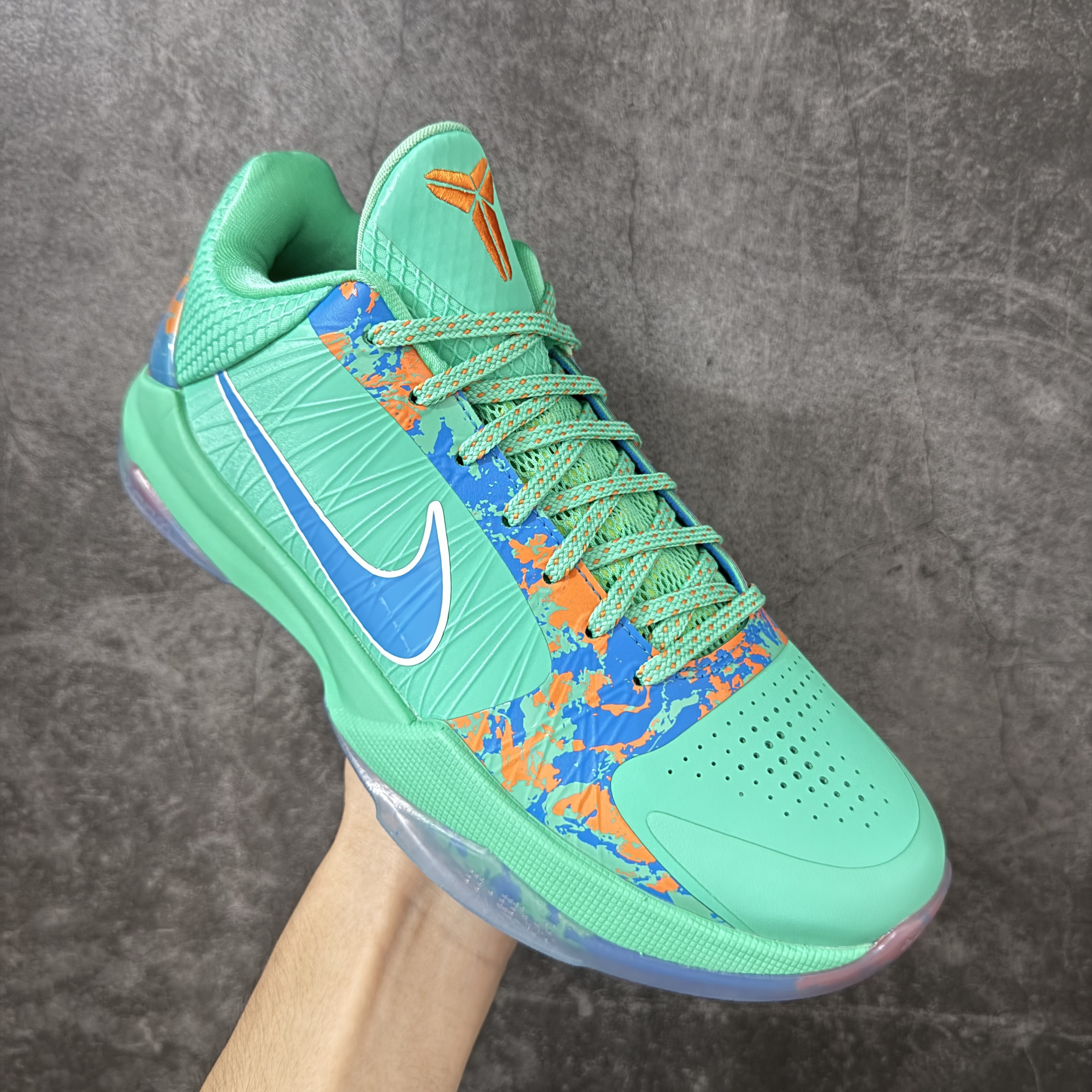 GX Kobe5  科比 5  前掌气垫 后掌EVA 籃球鞋 球鞋 實戰鞋  真碳板  波鞋 薄荷绿自由女神 IX1200-300 