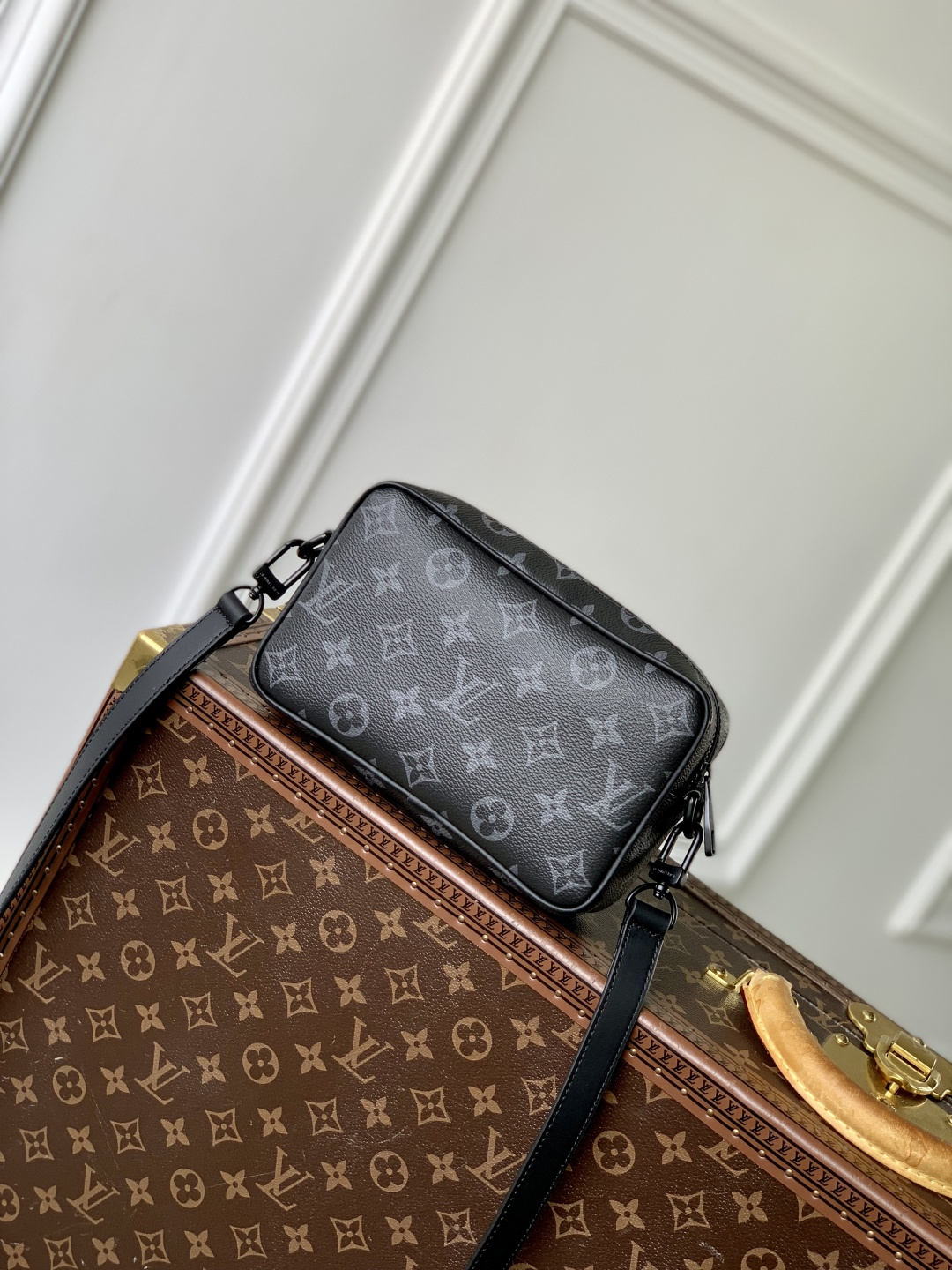  LOUIS VUITTONNANO LV Trocadéro  -(Denim)- Handheld and shoulder bag--F0-M14253