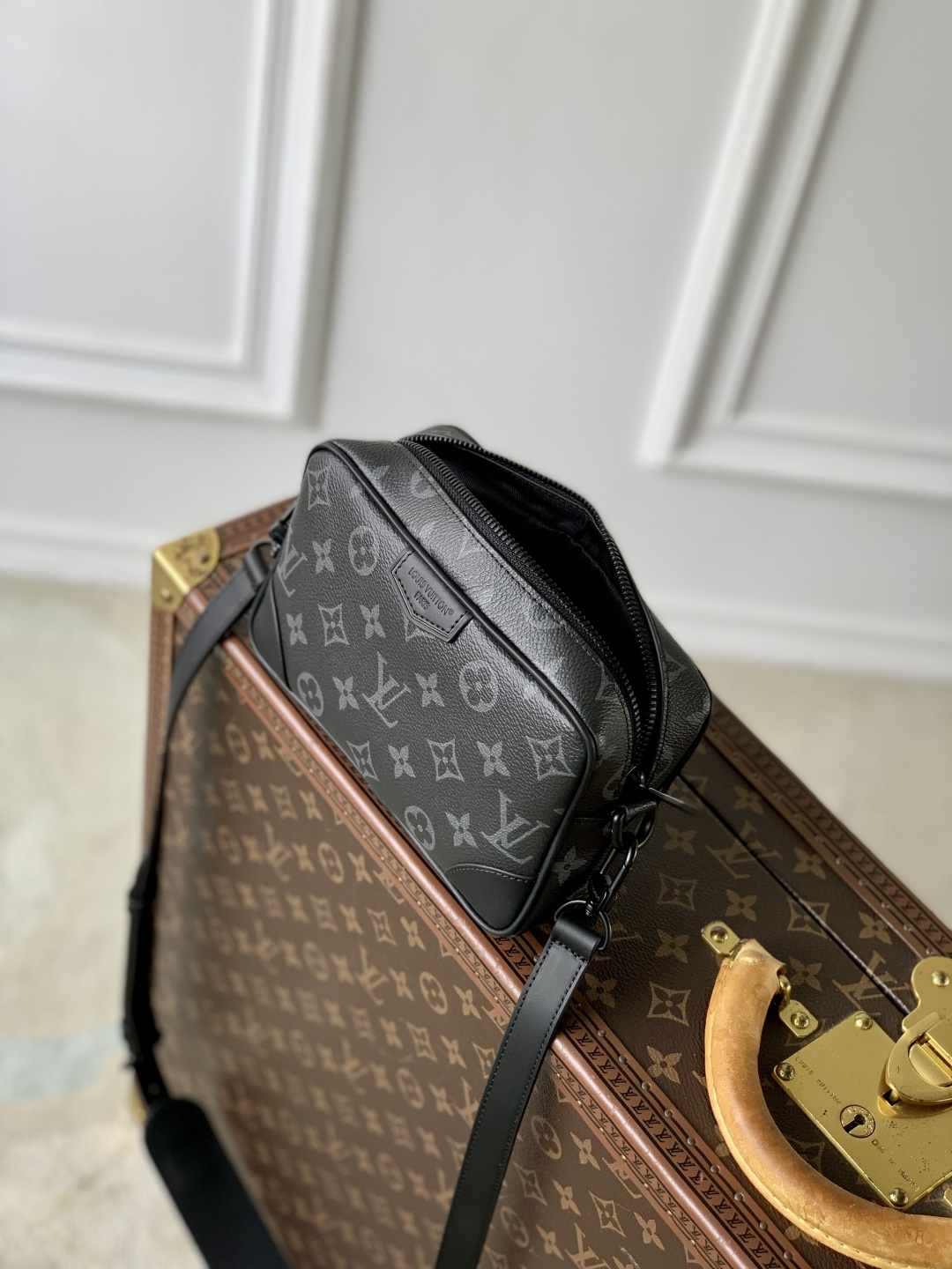  LOUIS VUITTONNANO LV Trocadéro  -(Denim)- Handheld and shoulder bag--F0-M14253