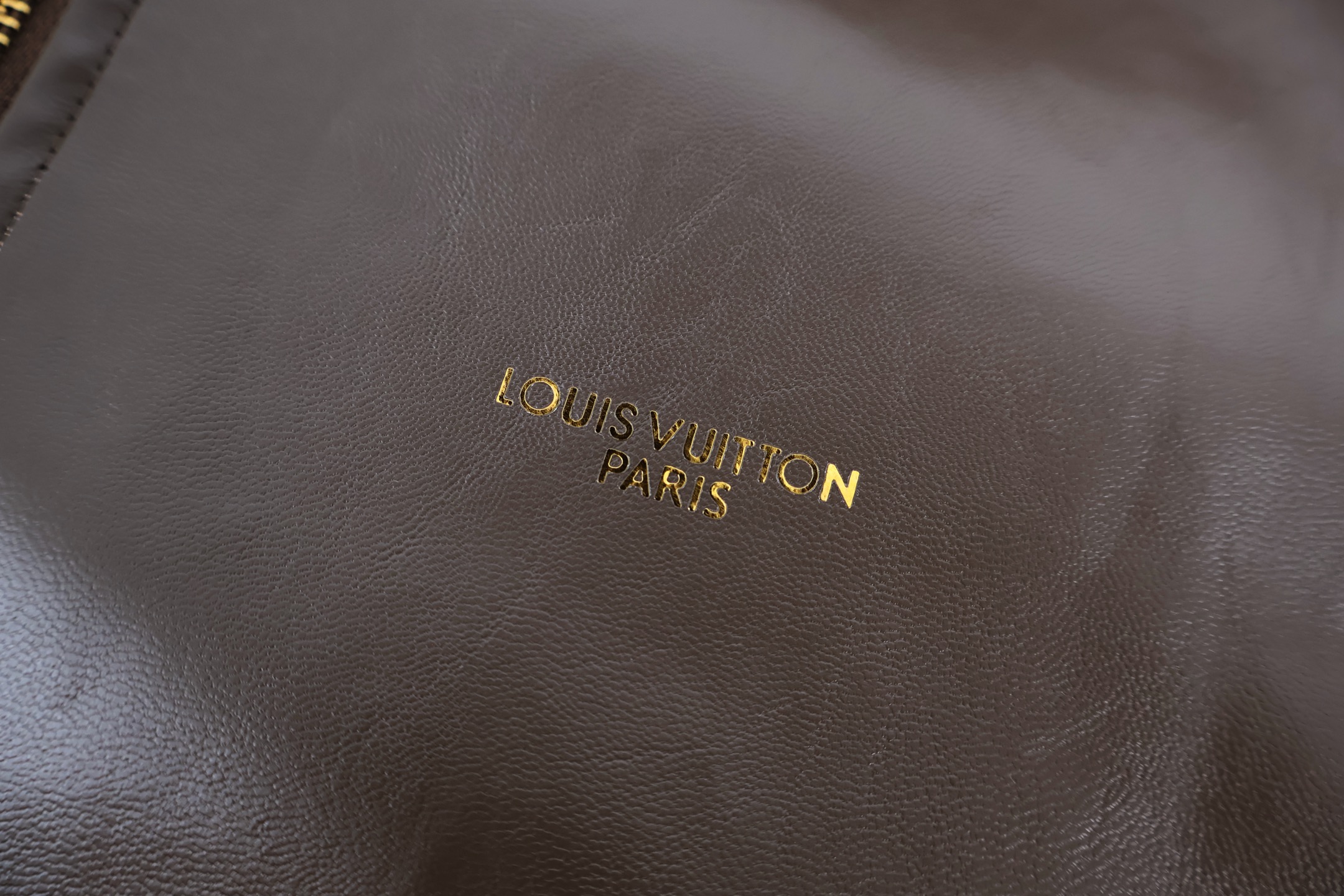 [Copy]LOUIS VUITTON 路易威登 格纹满印皮质双面两穿拉链连帽马甲 背心 外套 夹克 棕色 C0