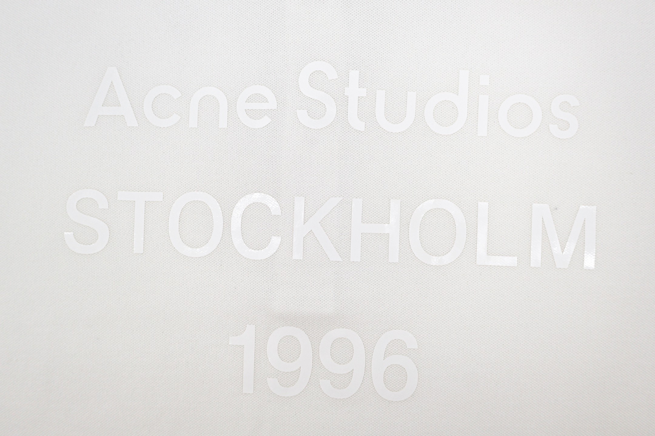 Acne Studios 后背印花徽标翻领衫 Polo衫 长袖 黑色 白色 A5