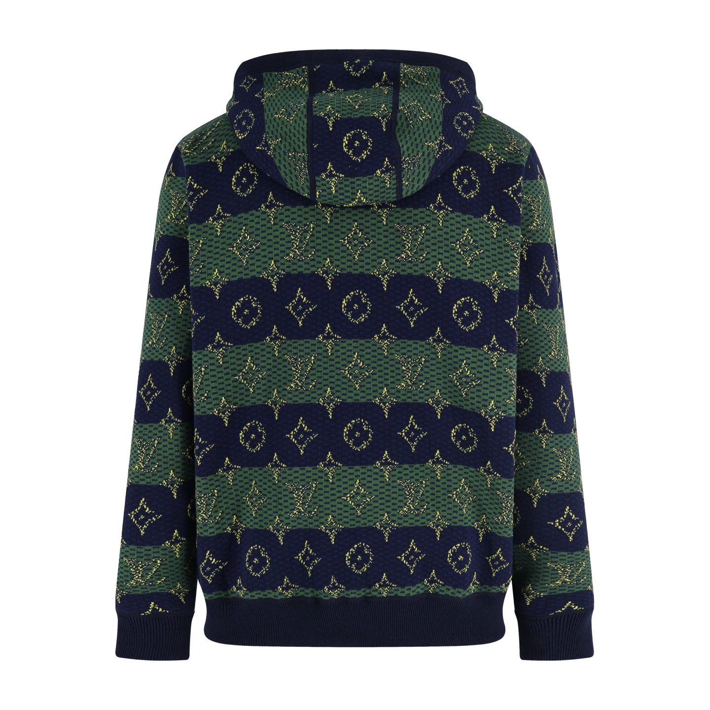 LOUIS VUITTON 路易威登 双面两穿老花针织拉链连帽卫衣 外套 夹克 秋冬 C5 1AIJZ8