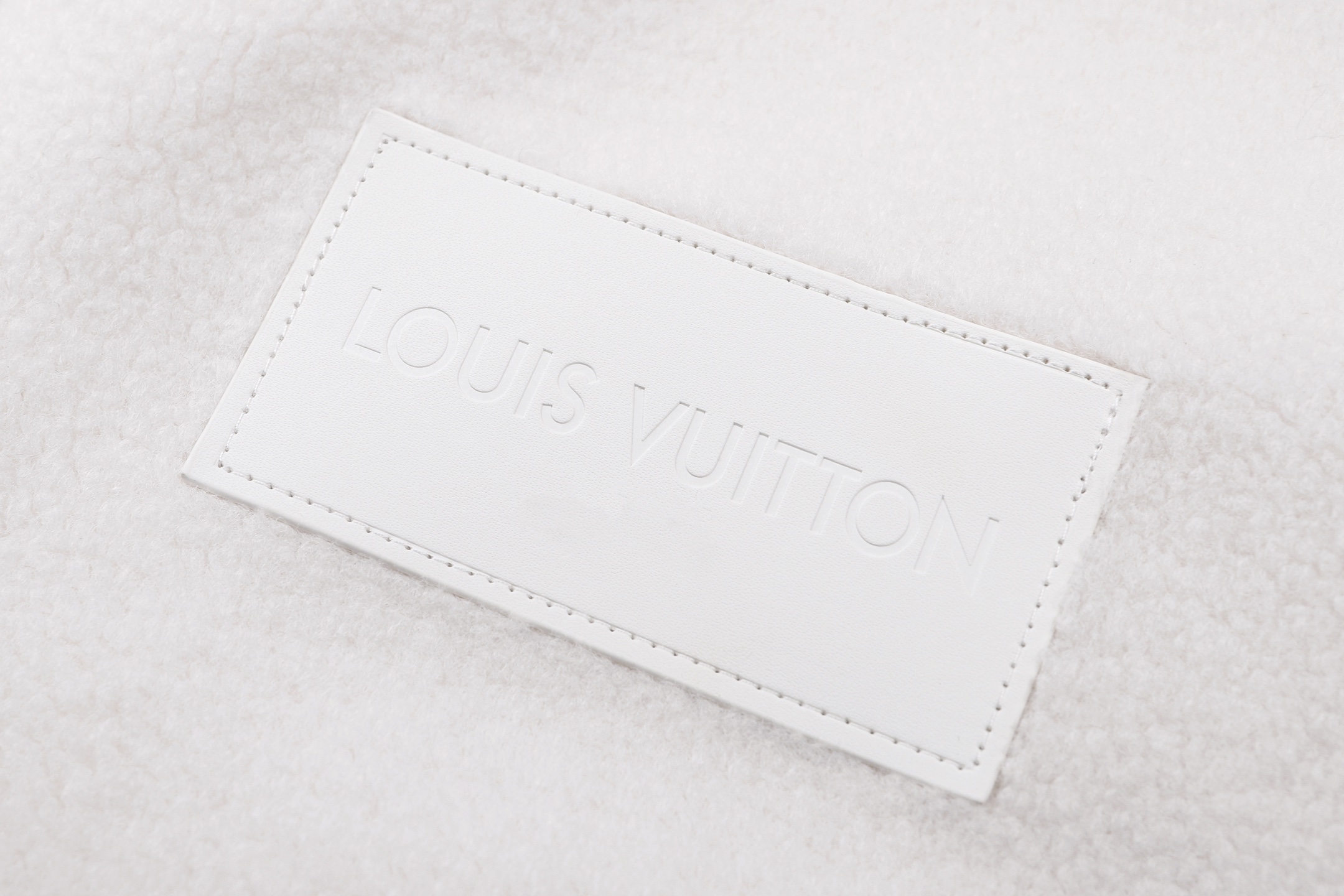 LOUIS VUITTON 路易威登 LV 绒面皮牌泰迪拉链立领外套 夹克 秋冬 棕色 白色 黑色 C0
