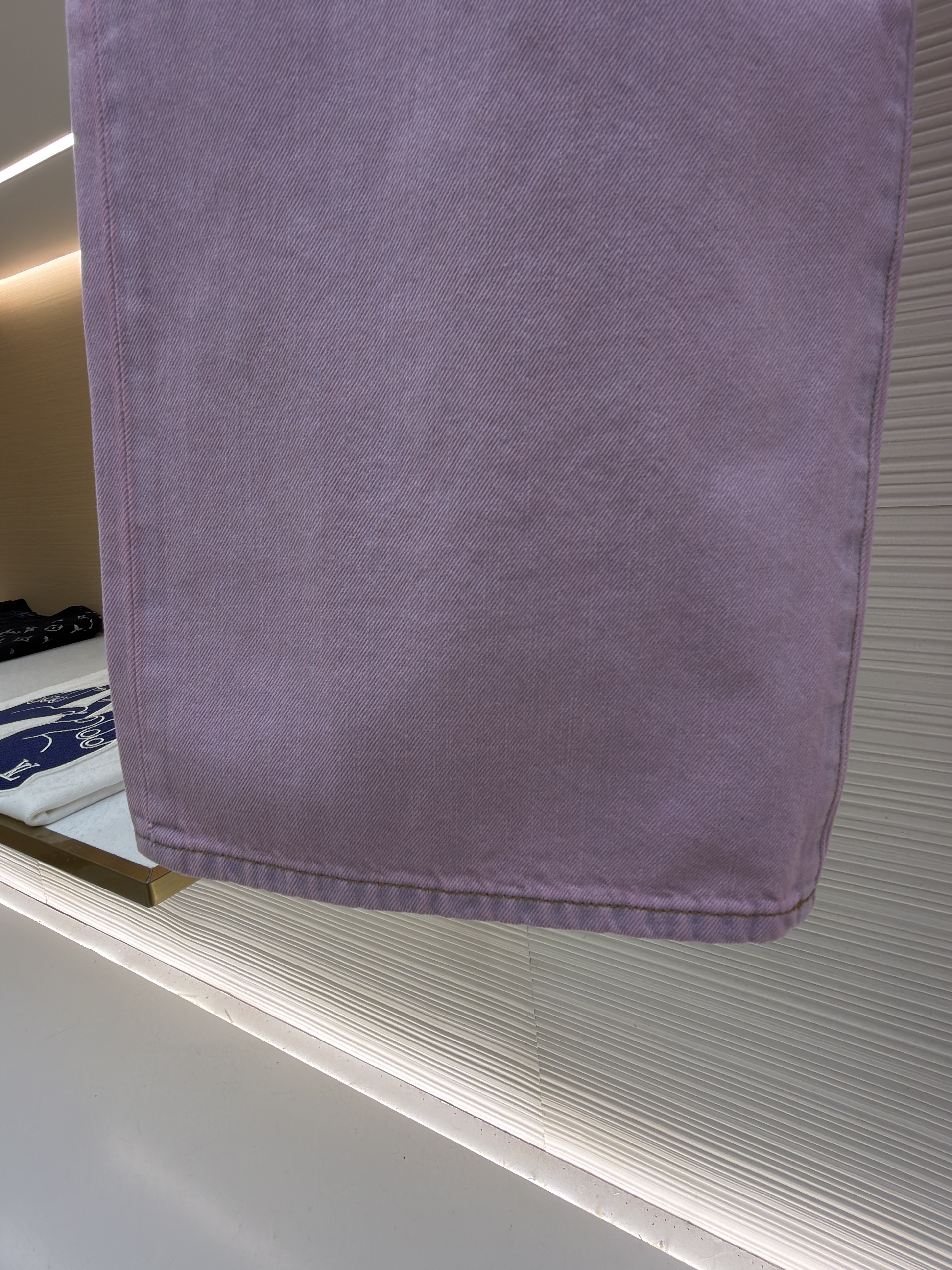 Acne Studios 水洗泼墨牛仔裤 长裤 裤子 粉色 B0