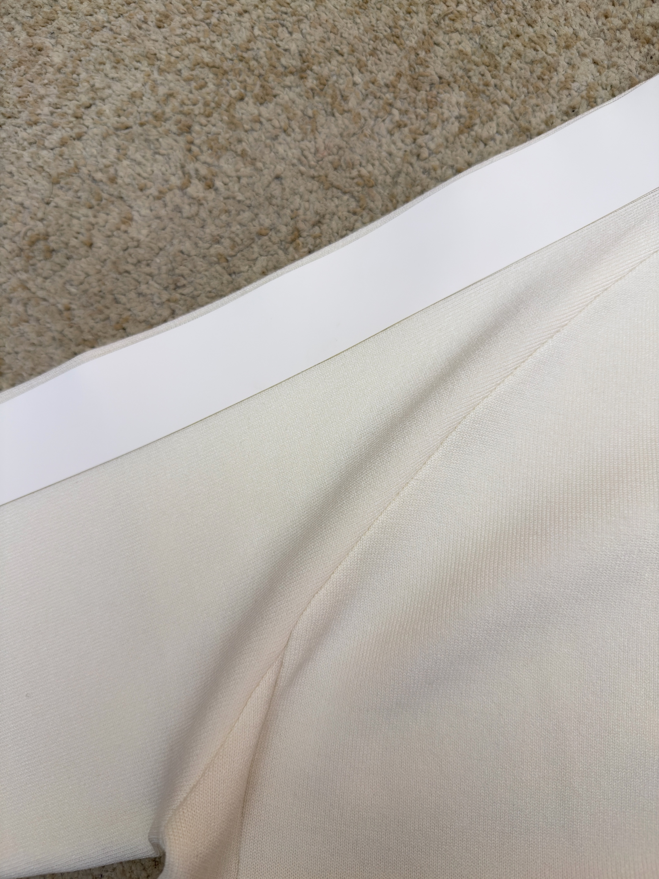 Acne Studios 背面硅胶压花皮革拉链针织开衫 毛衣 针织衫 外套 长袖 白色 黑色 B0