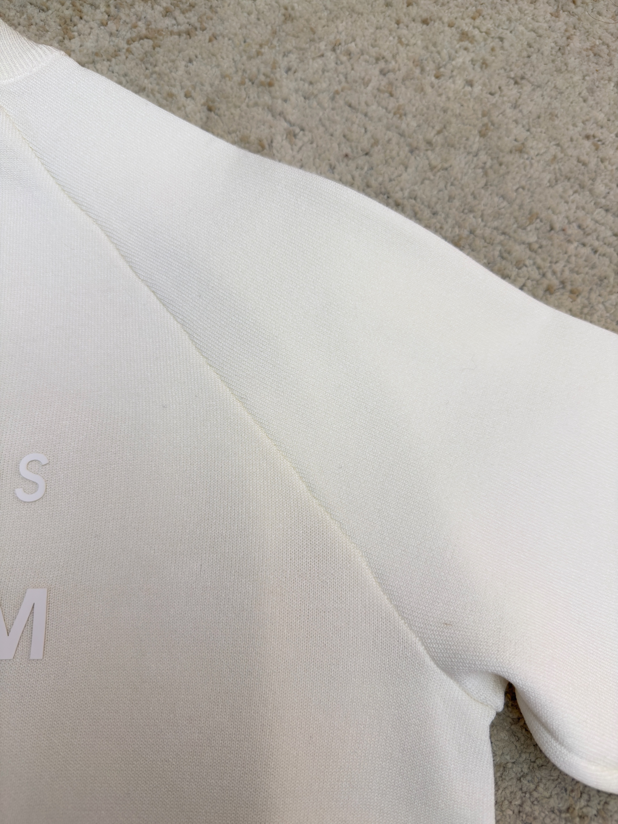 Acne Studios 背面硅胶压花皮革拉链针织开衫 毛衣 针织衫 外套 长袖 白色 黑色 B0