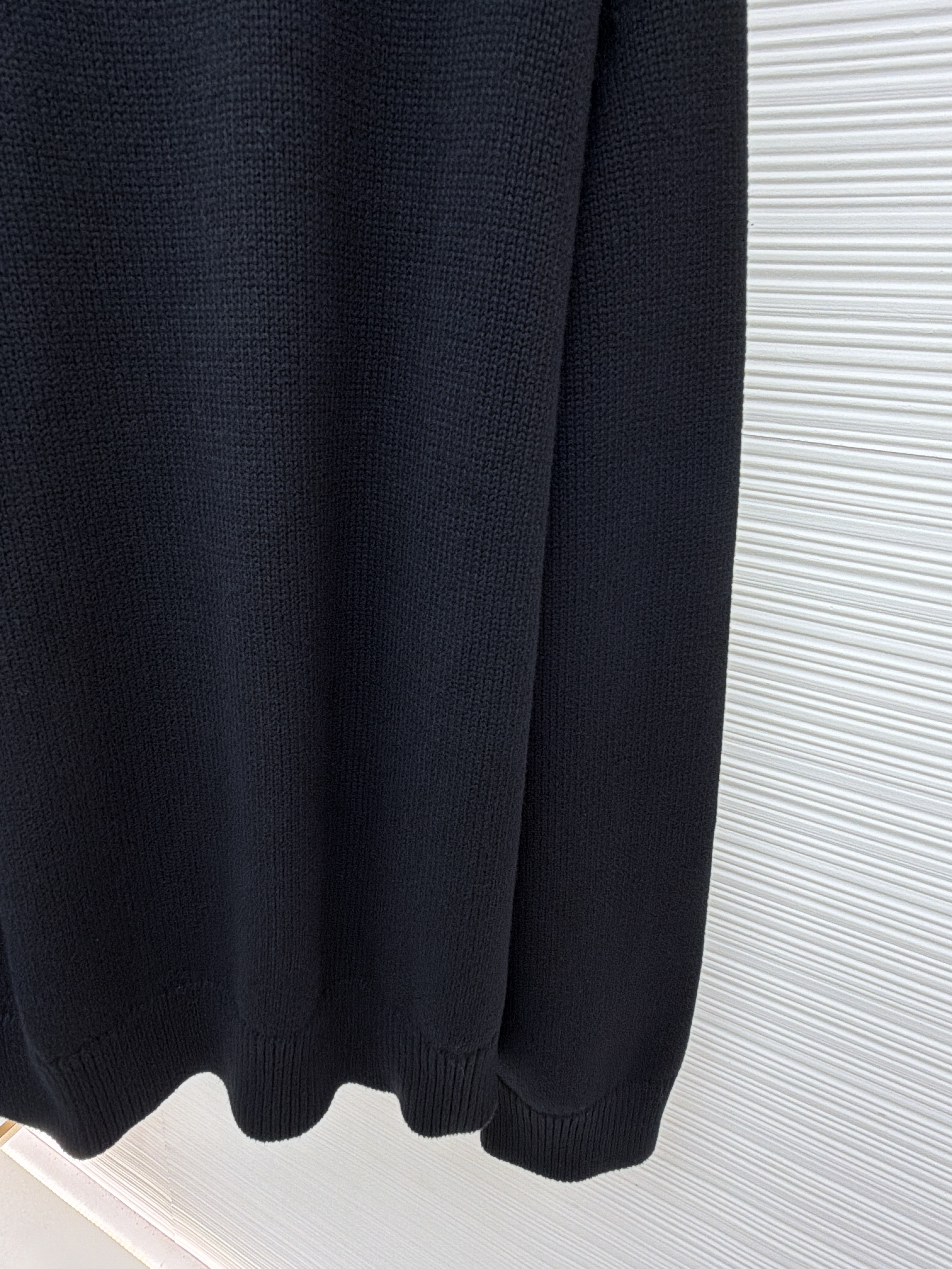 Acne Studios 后背徽标印花圆领毛衣 针织衫 外套 长袖 秋冬 黑色 B0