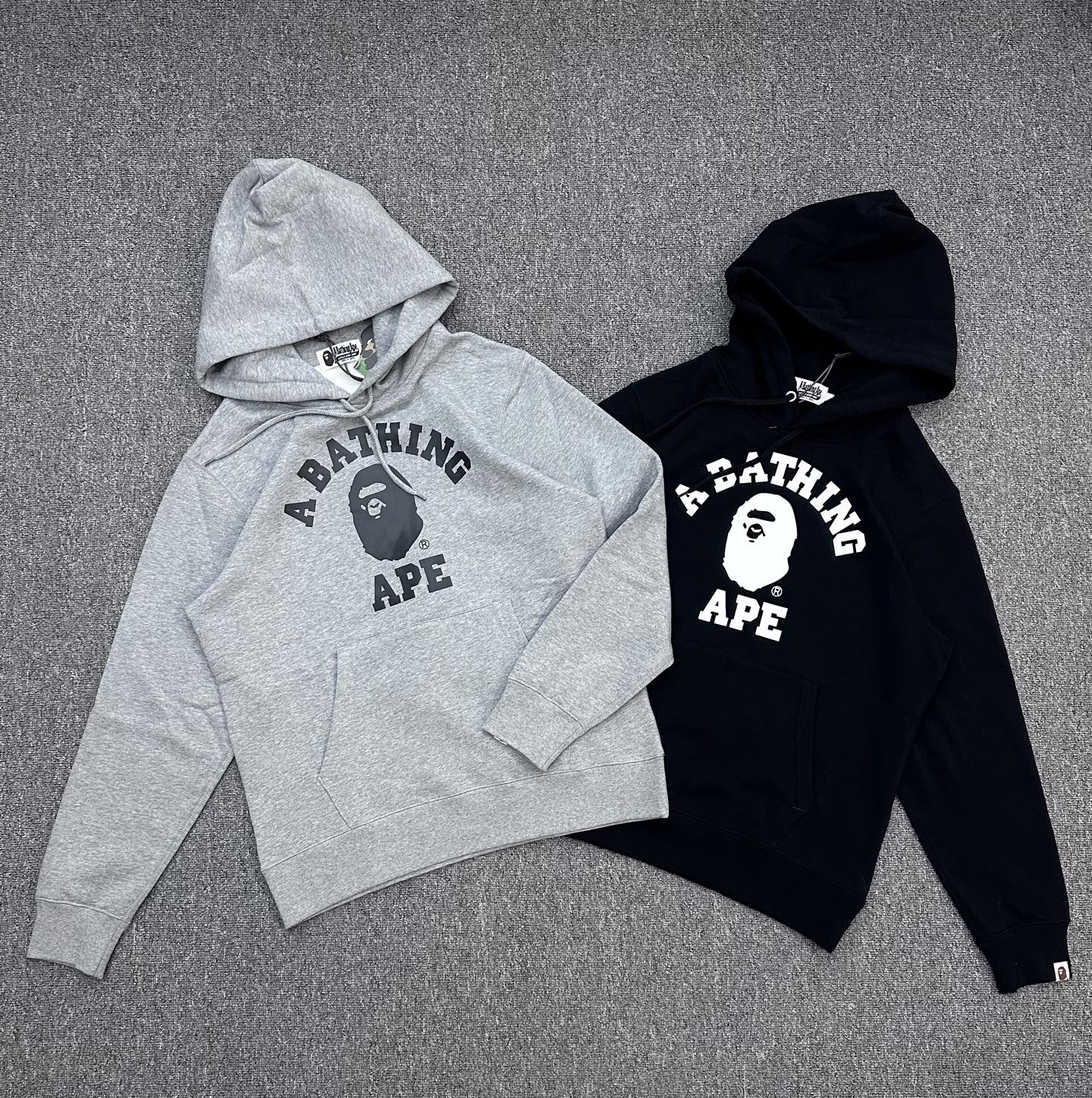 A BATHING APE BAPE SS26 猿人 字母印花 连帽卫衣 男女同款 0ZXSWM003141Q