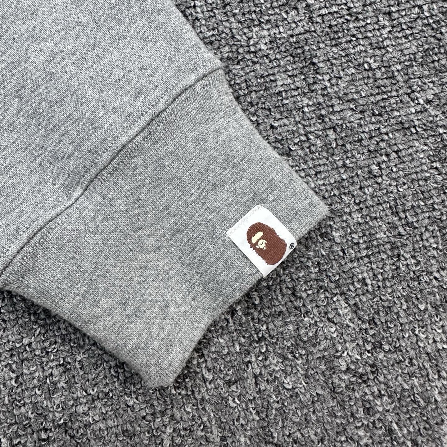 A BATHING APE BAPE SS26 猿人 字母印花 连帽卫衣 男女同款 0ZXSWM003141Q