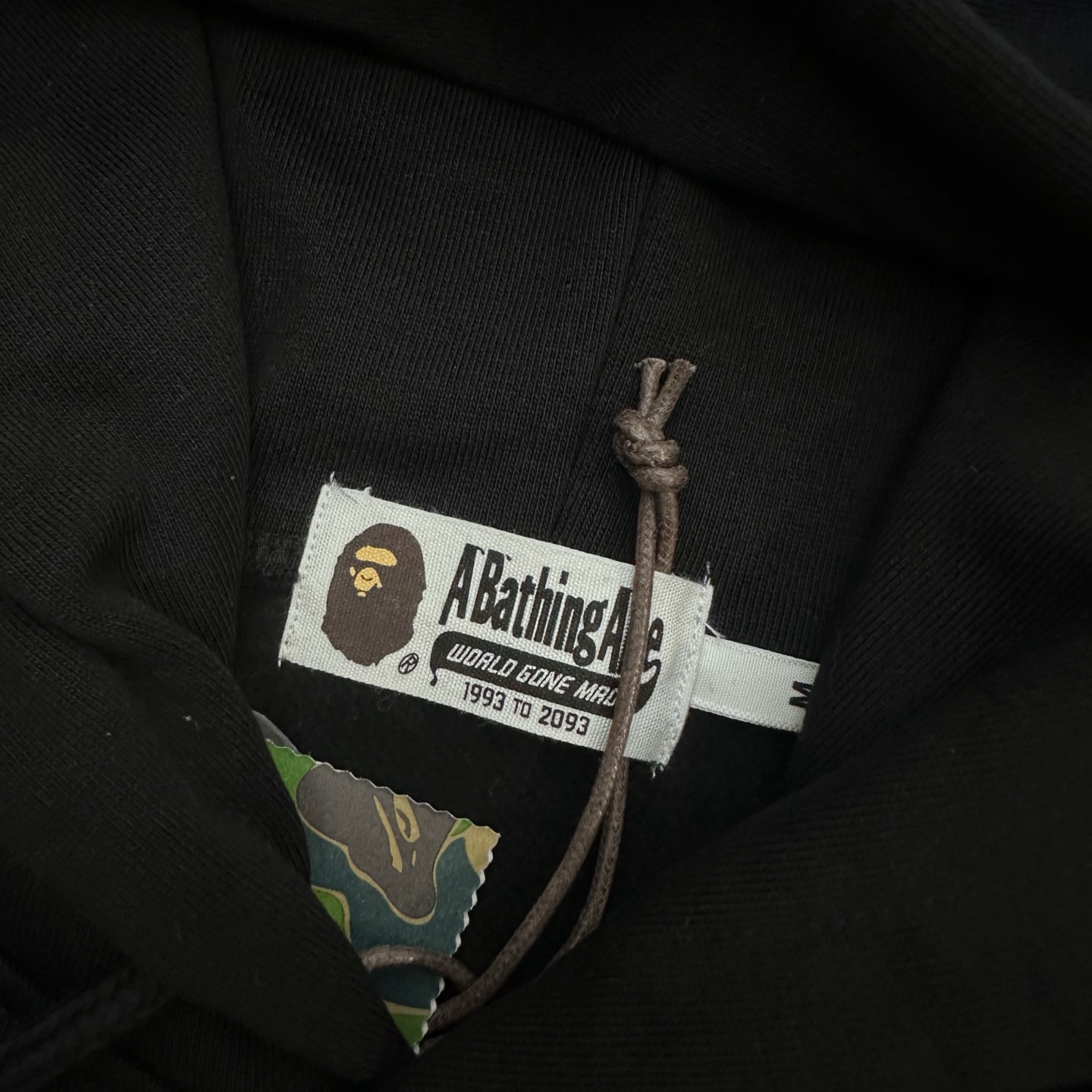 A BATHING APE BAPE SS26 猿人 字母印花 连帽卫衣 男女同款 0ZXSWM003141Q